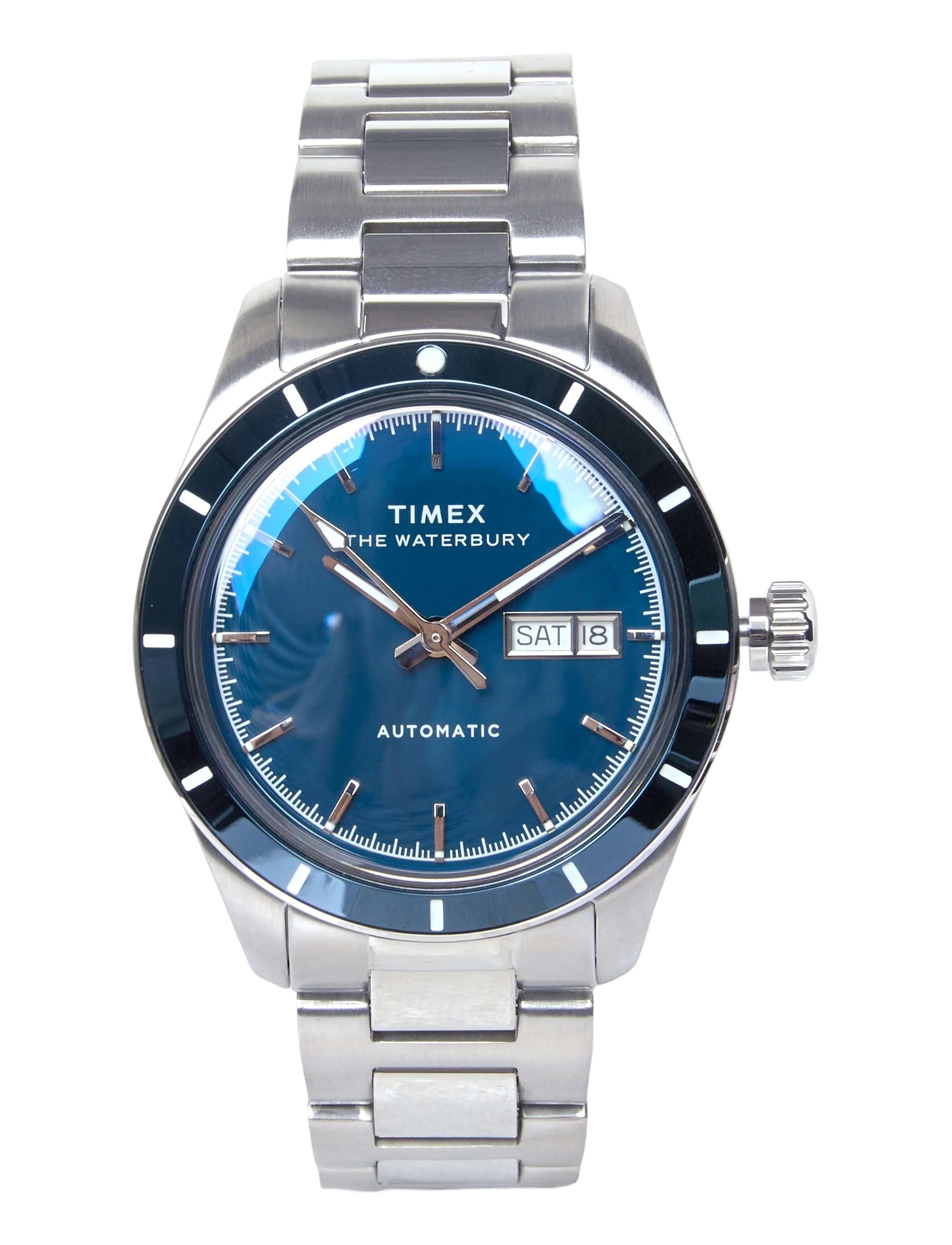 Timex - Waterbury Heritage Automatic - analoge uhren - silver-tone/blue - 1