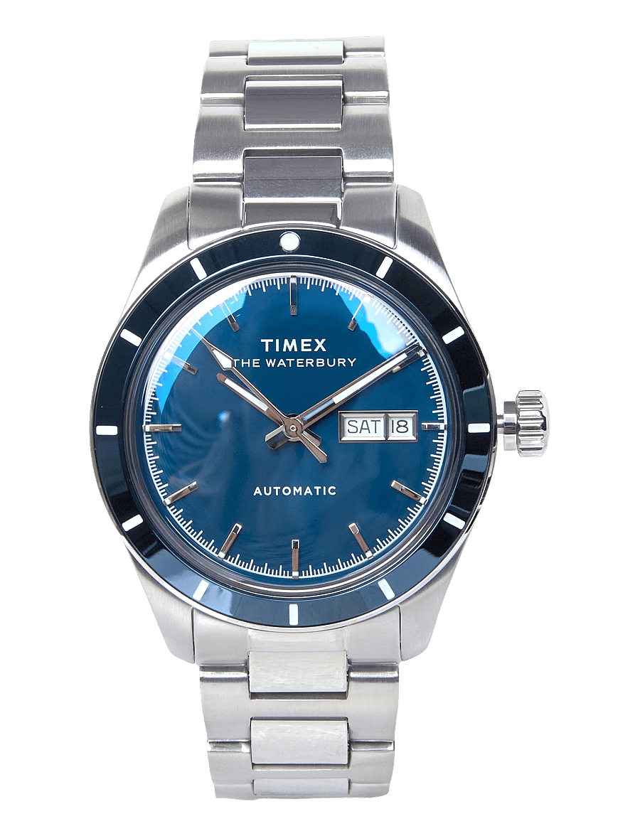 Timex - Waterbury Heritage Automatic - analoge uhren - silver-tone/blue - 1