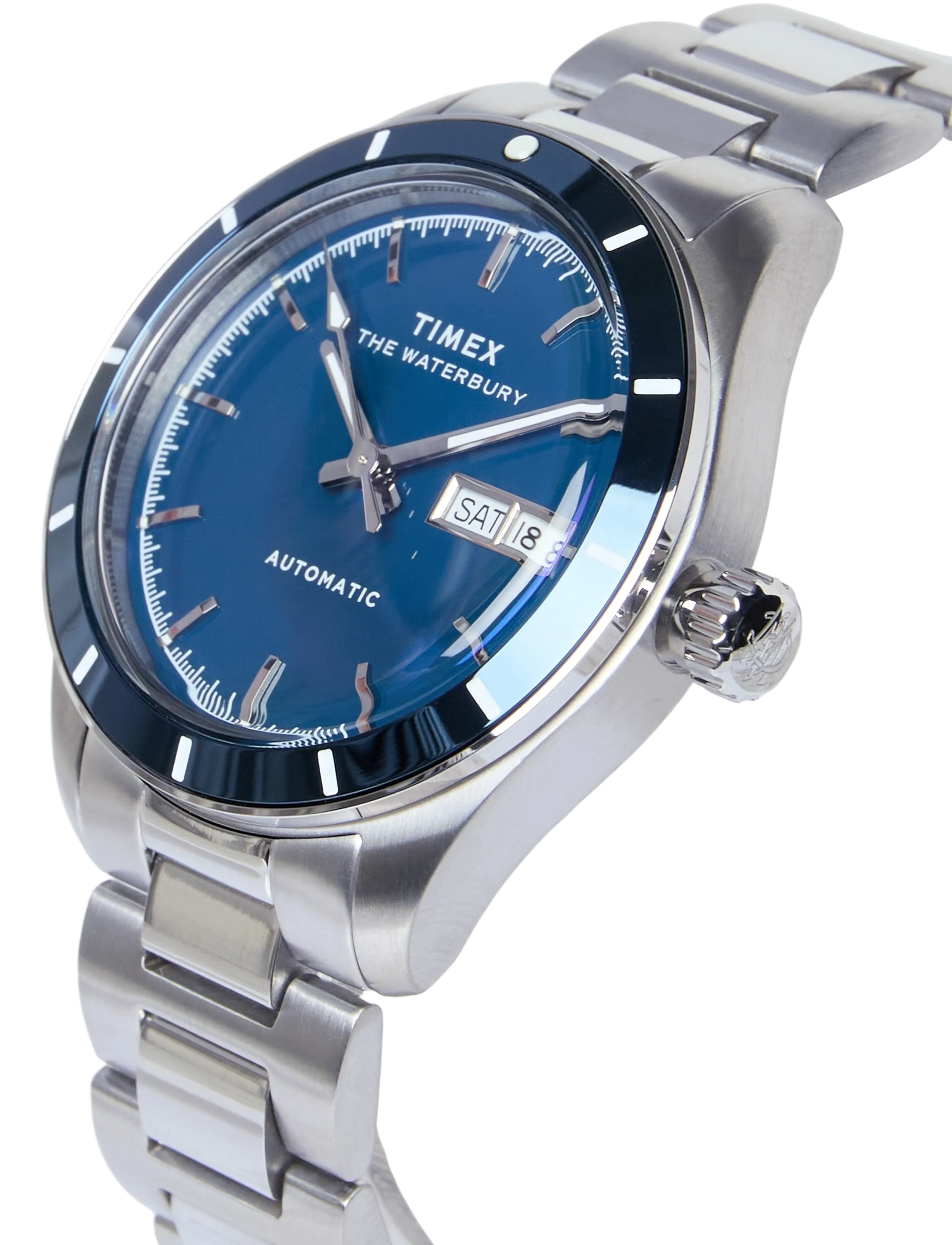 Timex - Waterbury Heritage Automatic - analoge uhren - silver-tone/blue - 2