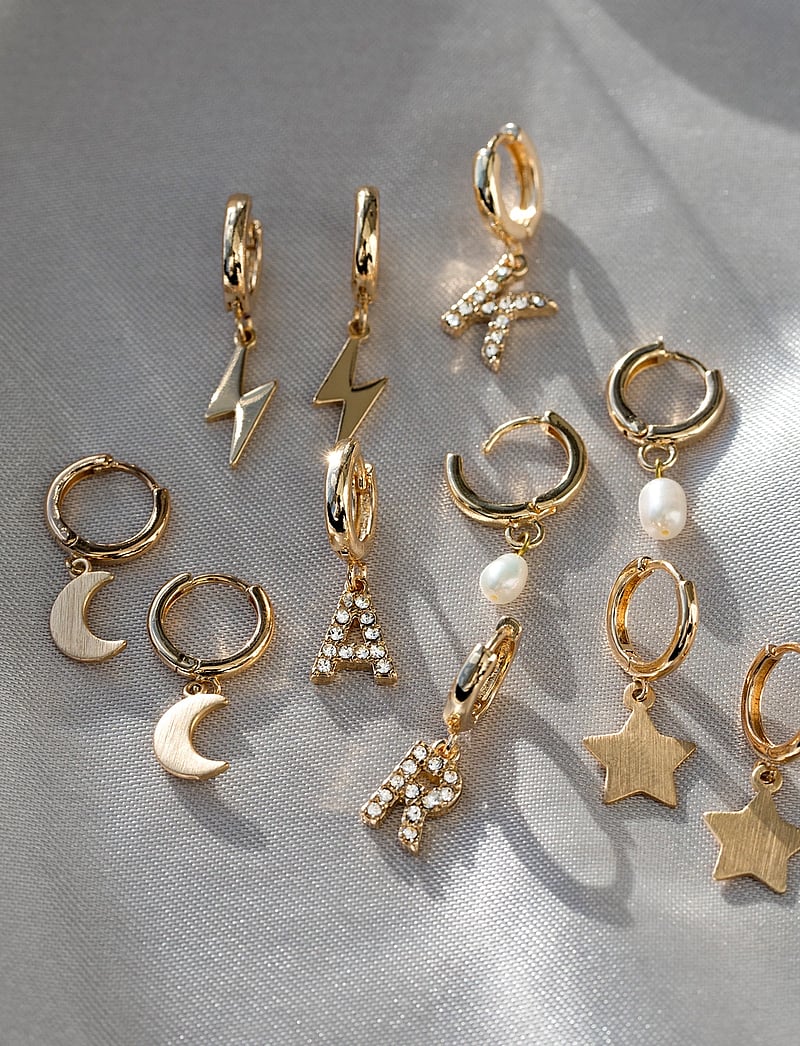 Timi of Sweden - PearlPearl Small Hoop Earrings Stainless Steel - perlenohrringe - gold - 3