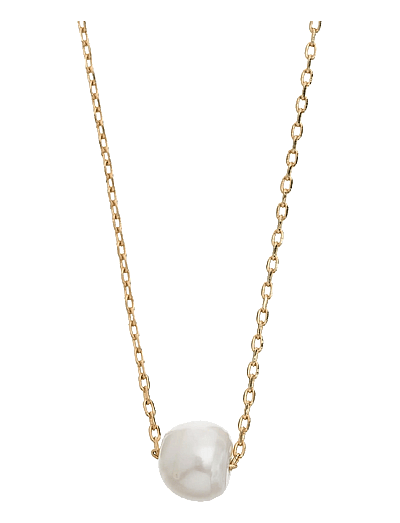 Timi of Sweden Delicate Pearl Necklace - Pärlhalsband - GOLD / gold