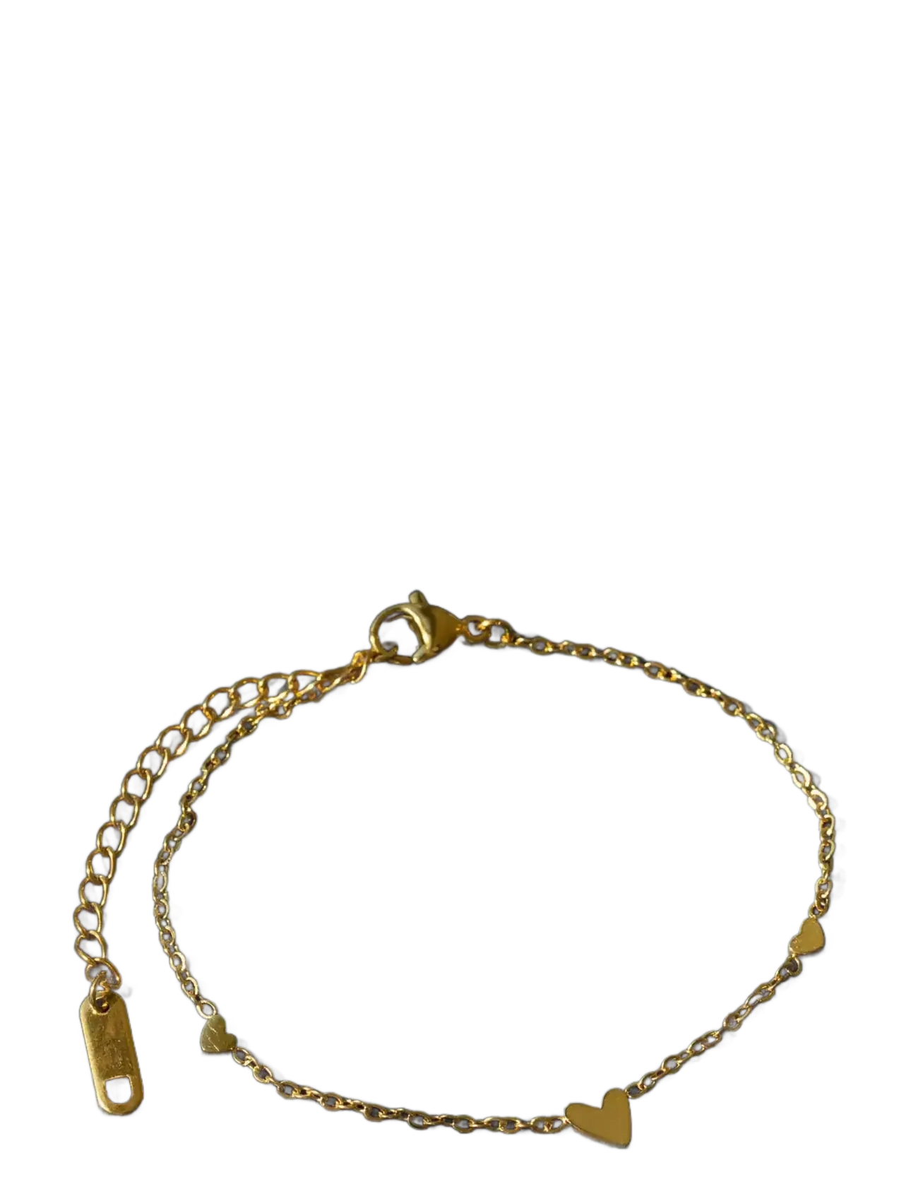 Timi of Sweden - Sarah - 3 Small Hearts Bracelet Stainless Steel - chain bracelets - gold - 2
