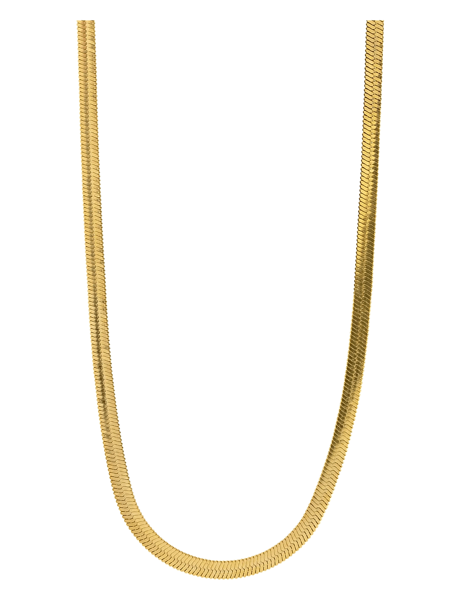 Timi of Sweden - Ivy - Snake Chain Necklace Stainless Steel - gold - 1