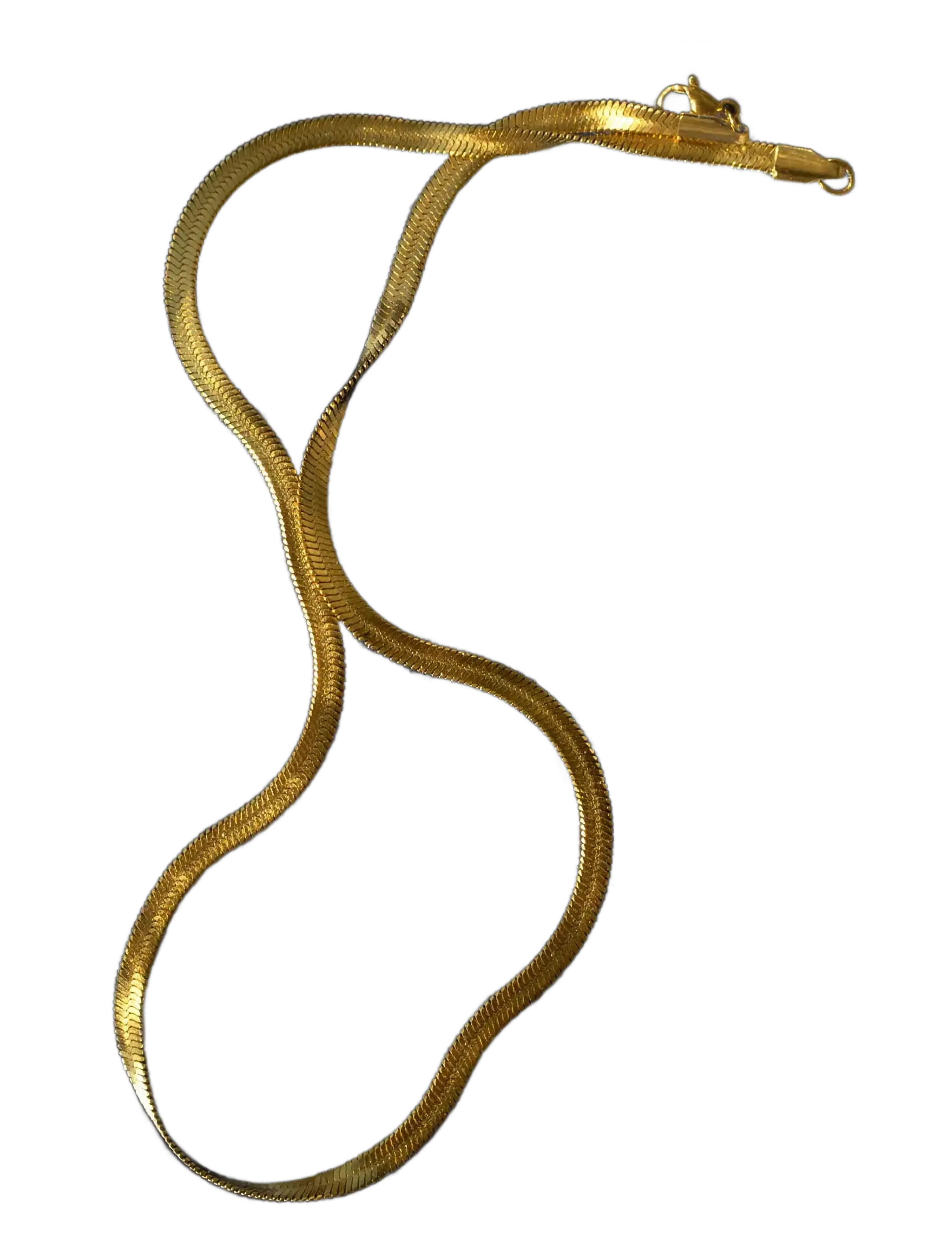 Timi of Sweden - IVY Snake Chain Necklace Stainless Steel - Gold - party wear at outlet prices - gold - 2