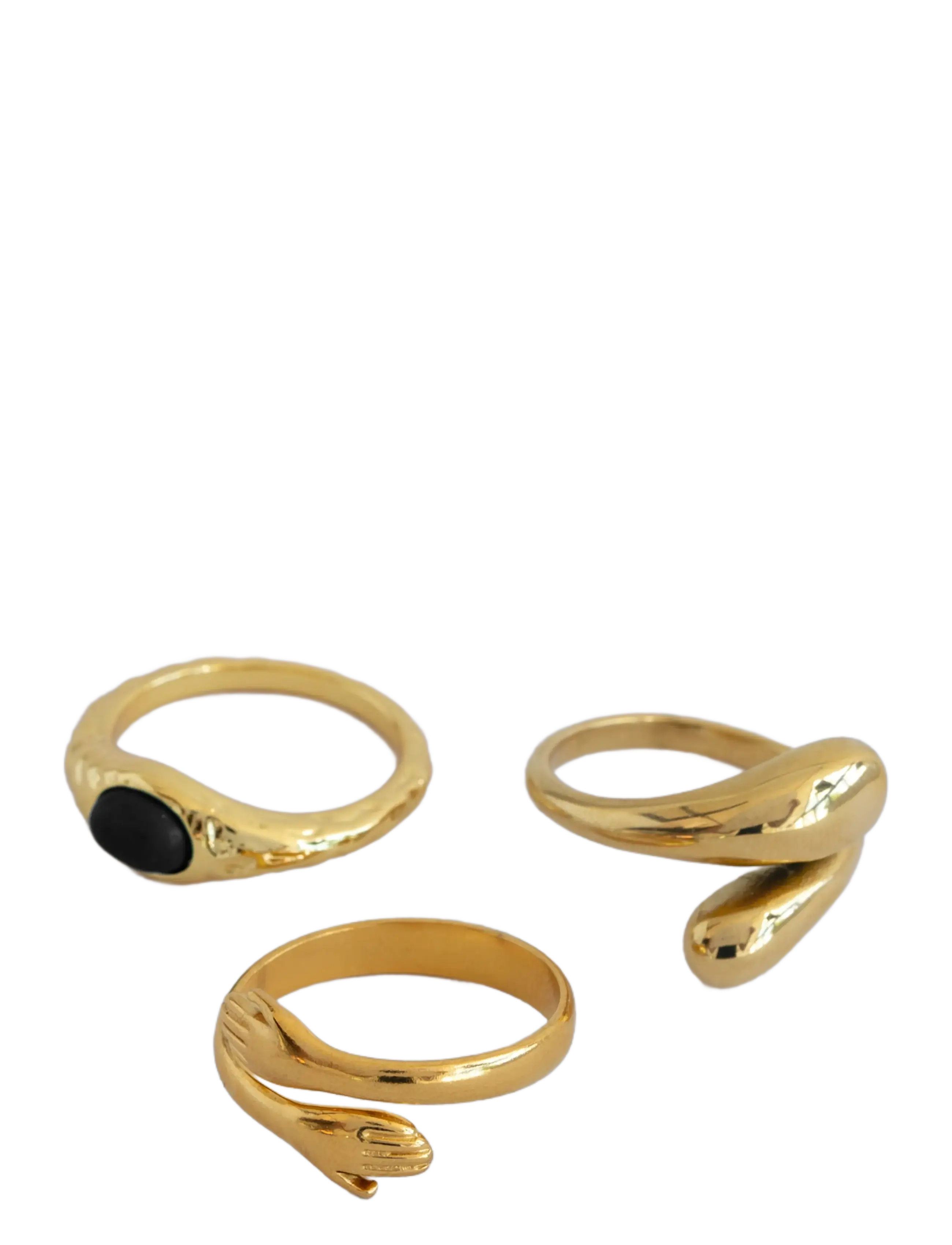 Timi of Sweden - Kara - Hug Me Ring Stainless Steel - gold - 2