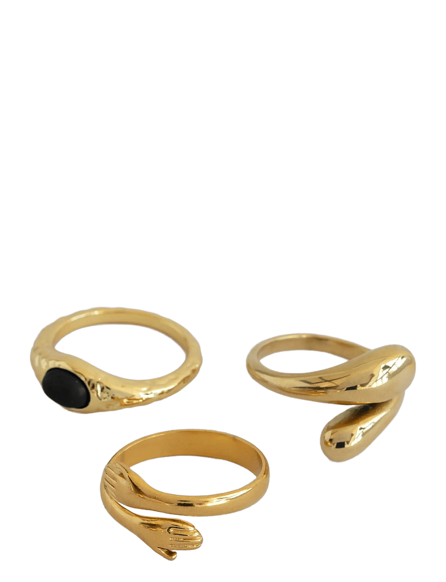 Timi of Sweden - Kara - Hug Me Ring Stainless Steel - gold - 2