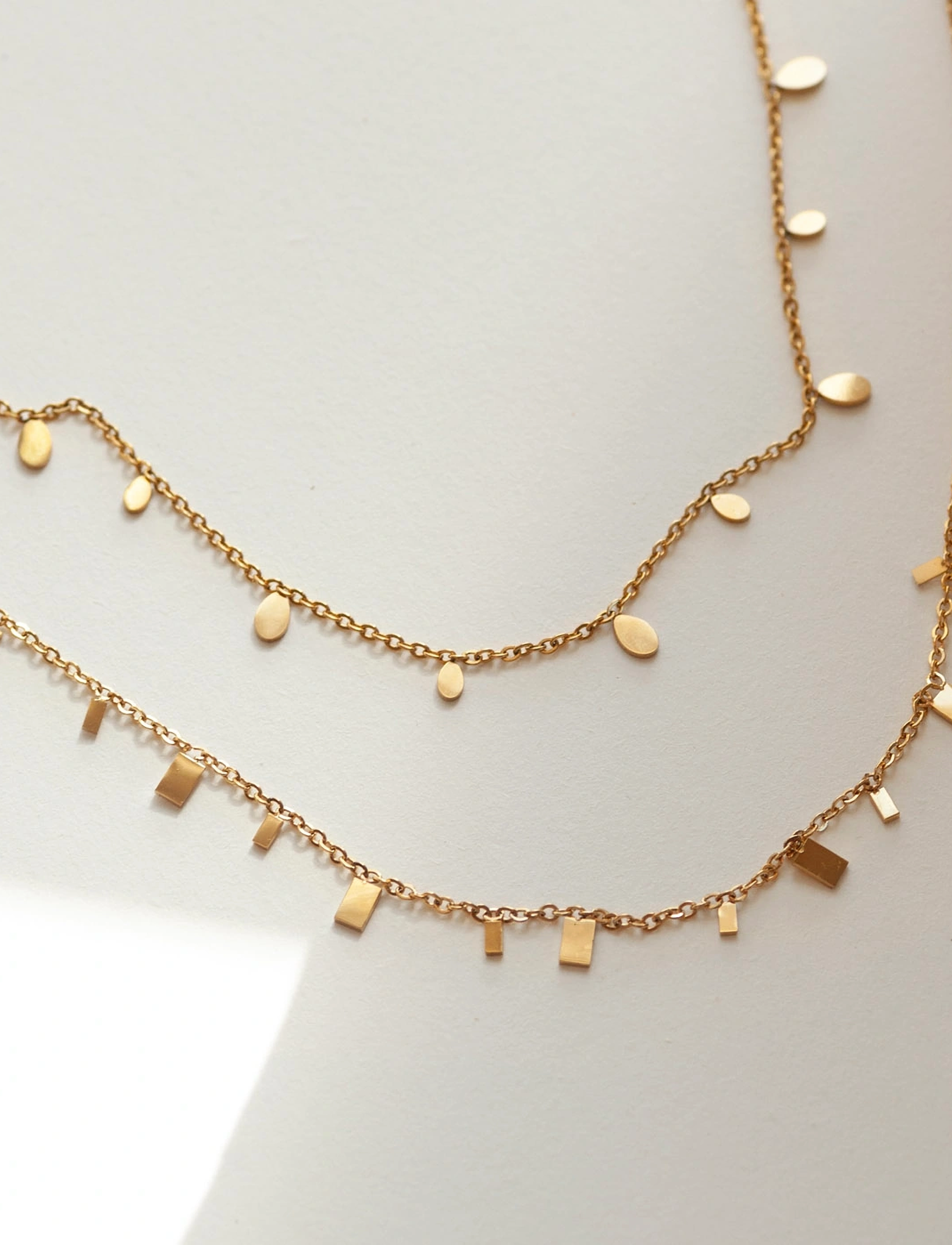 Timi of Sweden - Lia - Tiny Oval Necklace  Stainless Steel - colliers chaîne - gold - 5