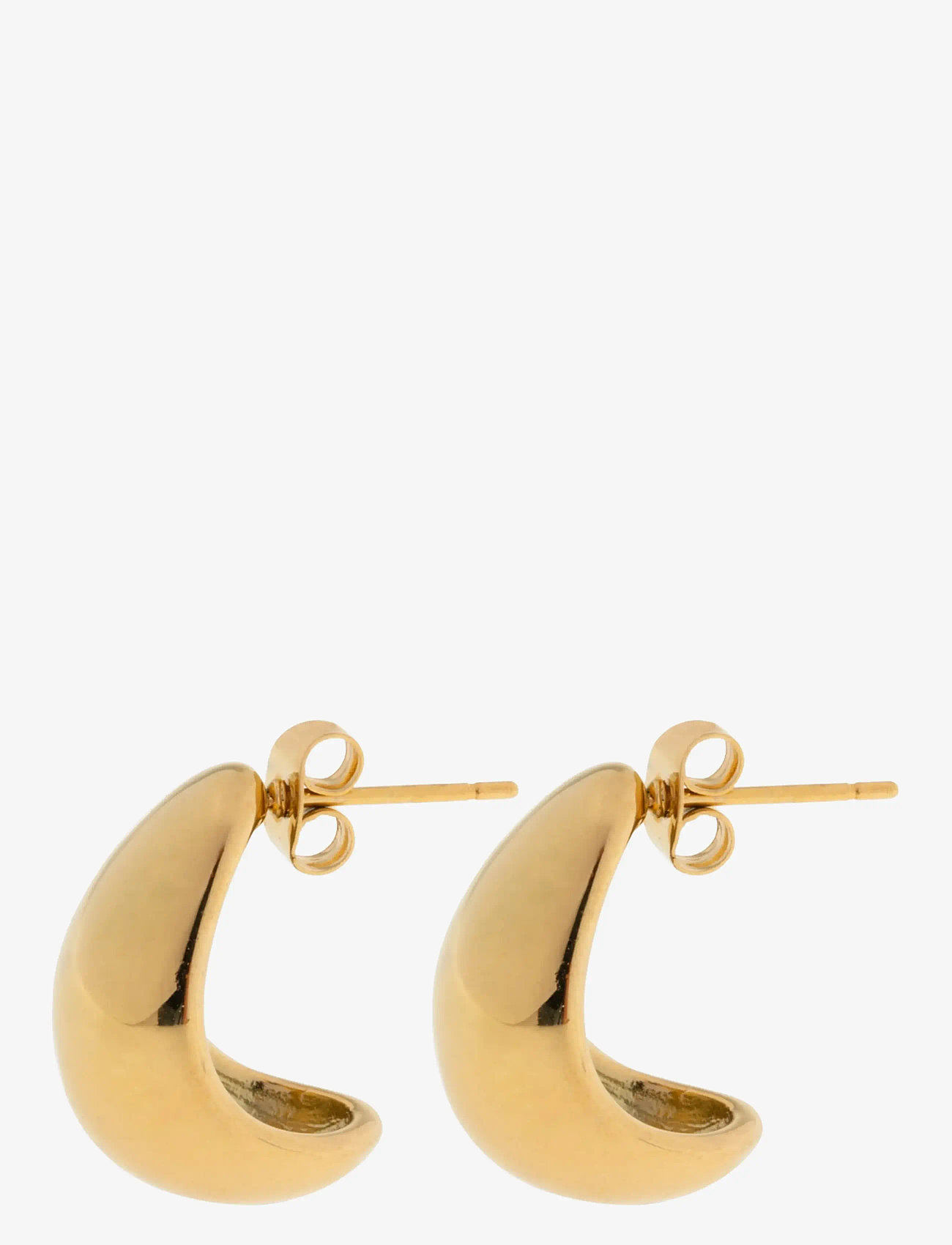 Timi of Sweden - Beaux - Classic Chunky Stud Earrings - naastkõrvarõngad - gold - 1