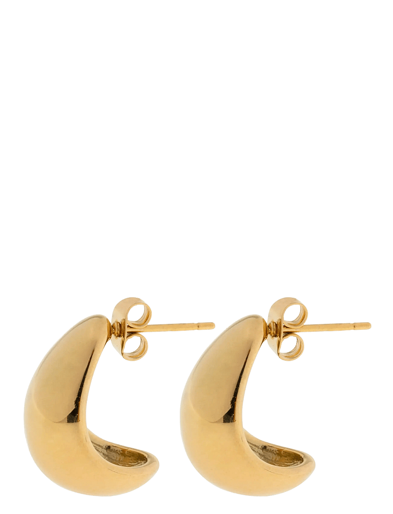 Timi of Sweden - Beaux - Classic Chunky Stud Earrings - naastkõrvarõngad - gold - 1