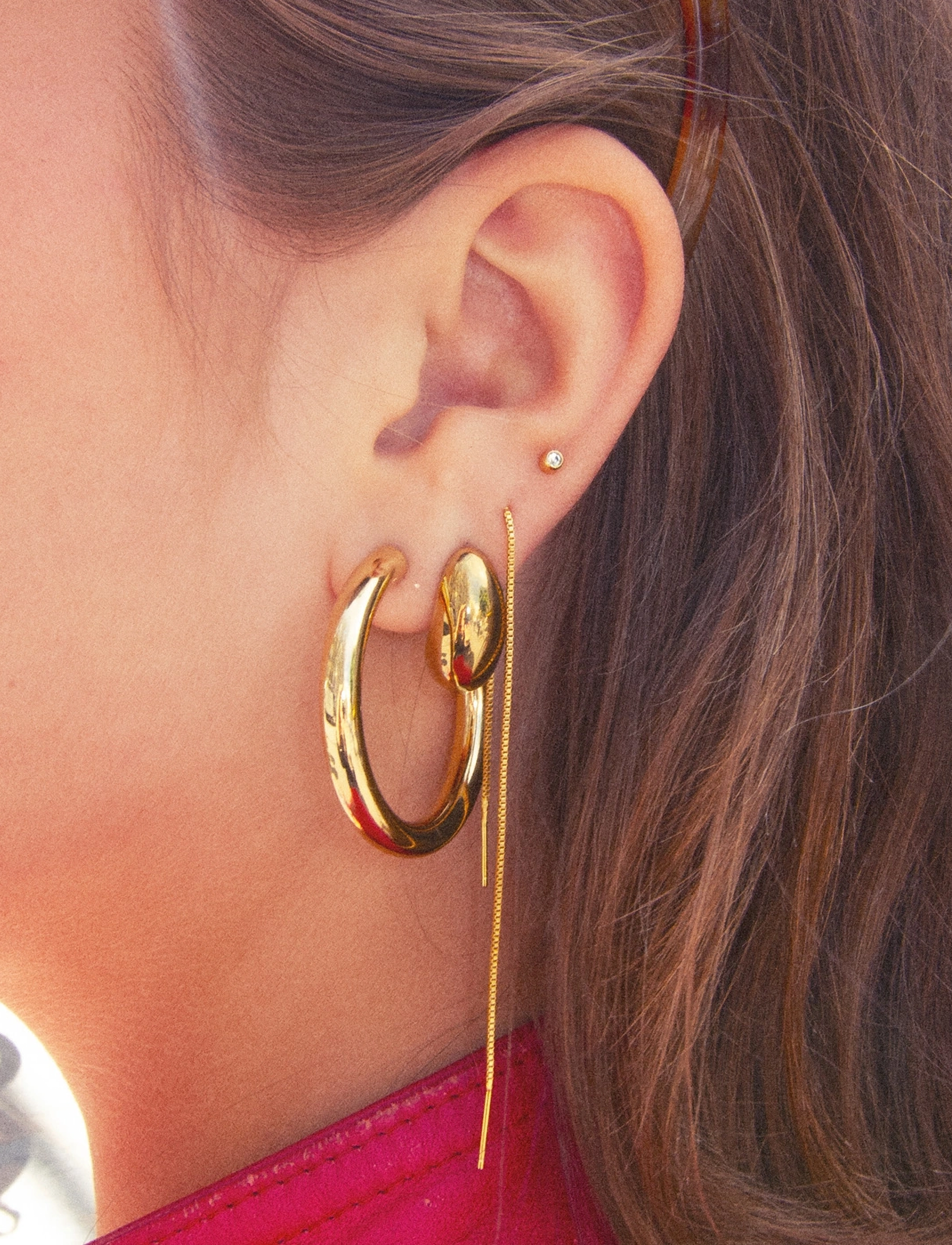 Timi of Sweden Beaux Classic Chunky Stud Earrings örhängen dam – bild 9