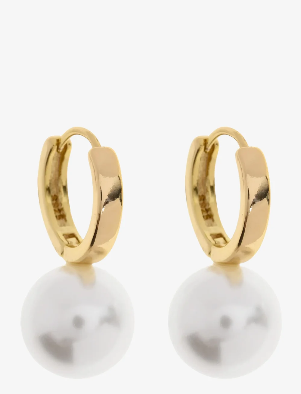 Timi of Sweden - Essie - Pearl Hoop Earrings - perlenohrringe - gold - 1