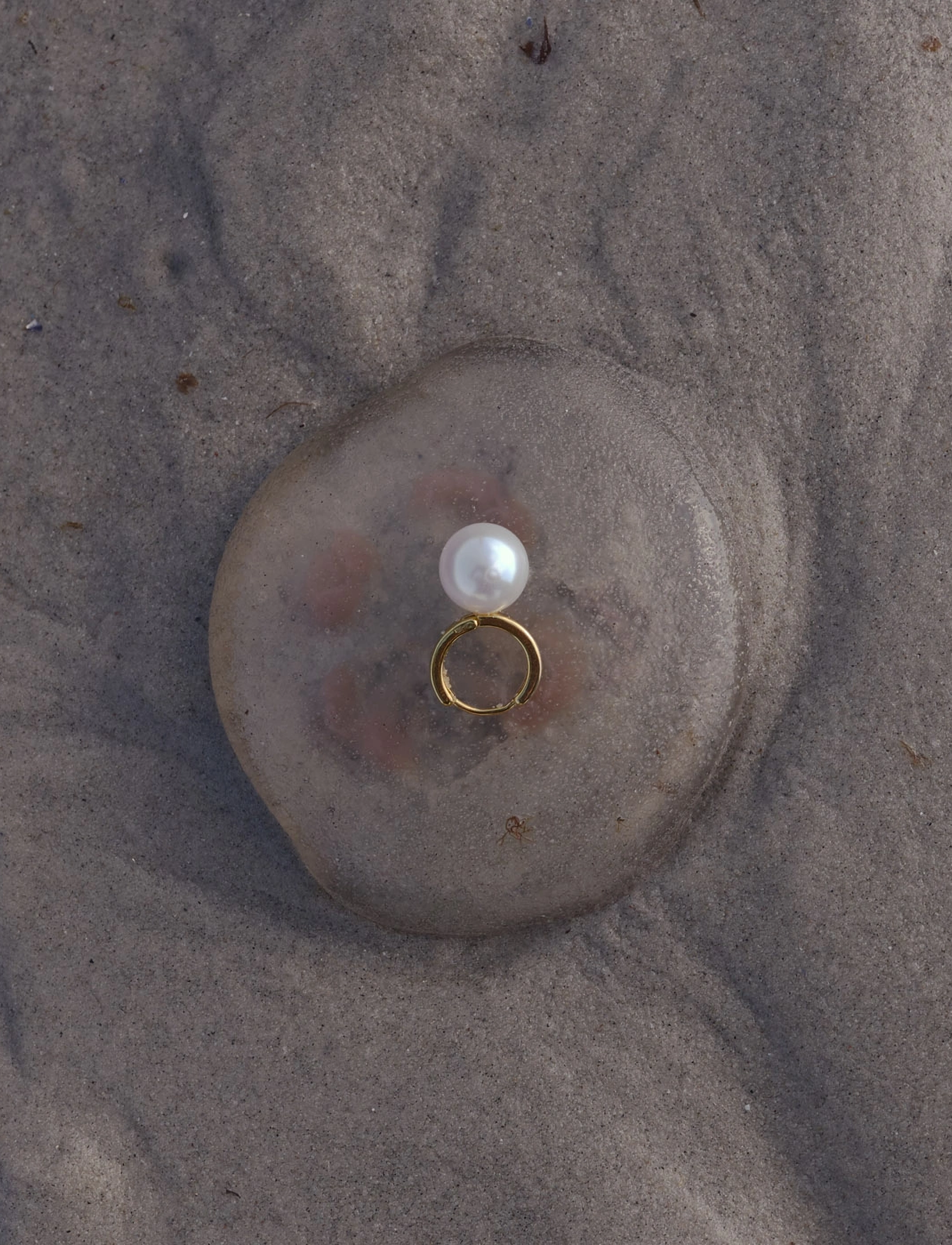 Timi of Sweden - Essie - Pearl Hoop Earrings - boucles d'oreilles en perles - gold - 5