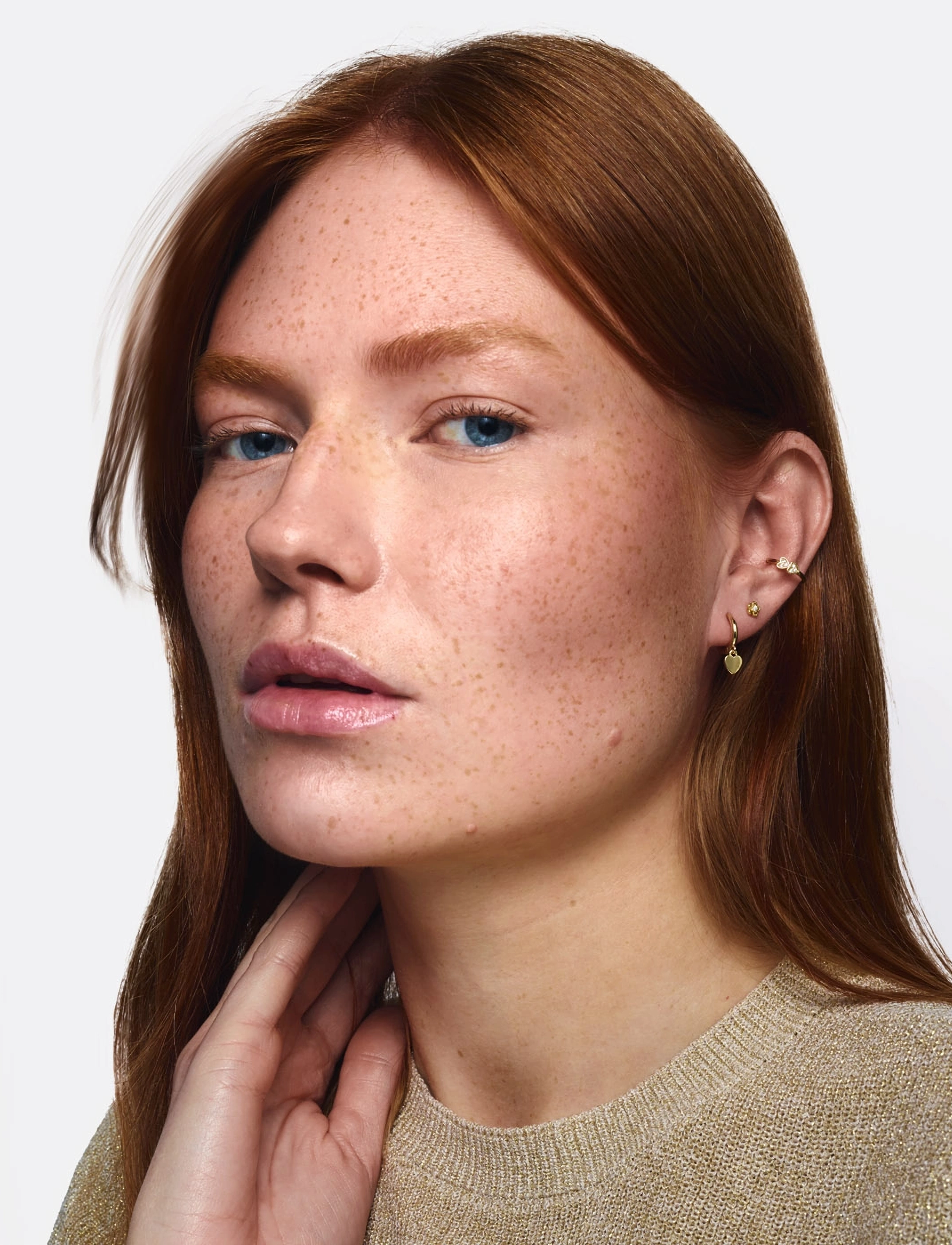 Sutton Classic Heart Hoop Earrings 7