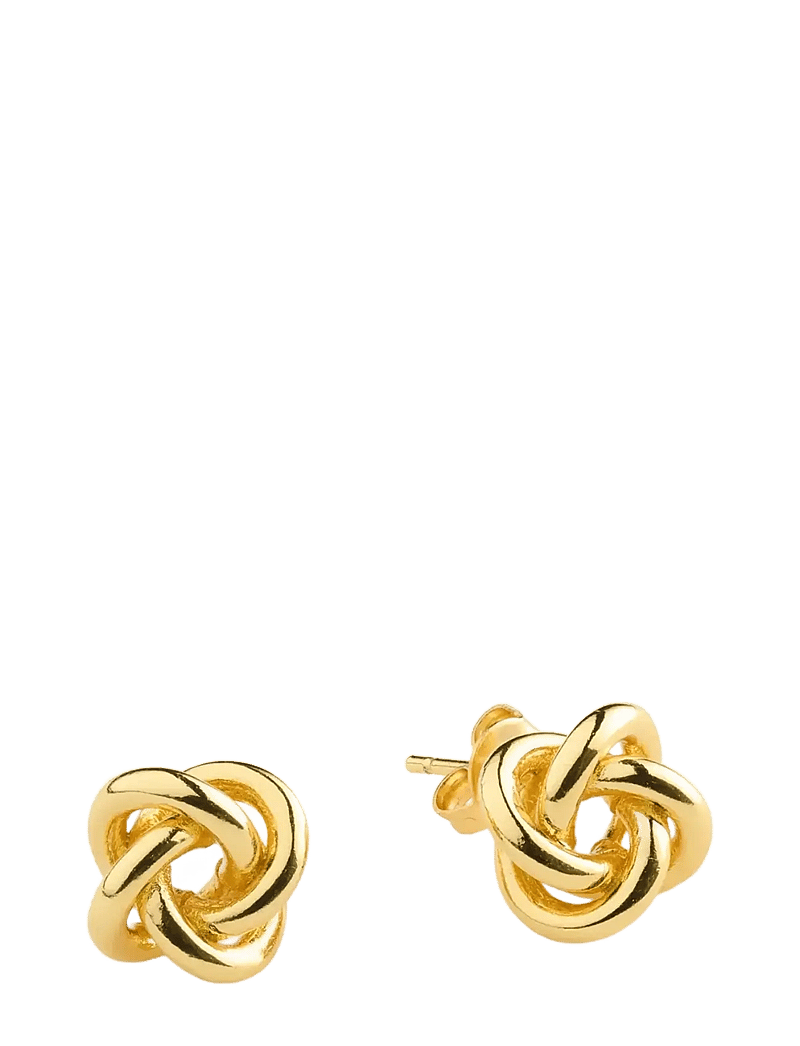 Timi of Sweden - Edith - Mini Knot Stud Earrings - naastkõrvarõngad - gold - 0