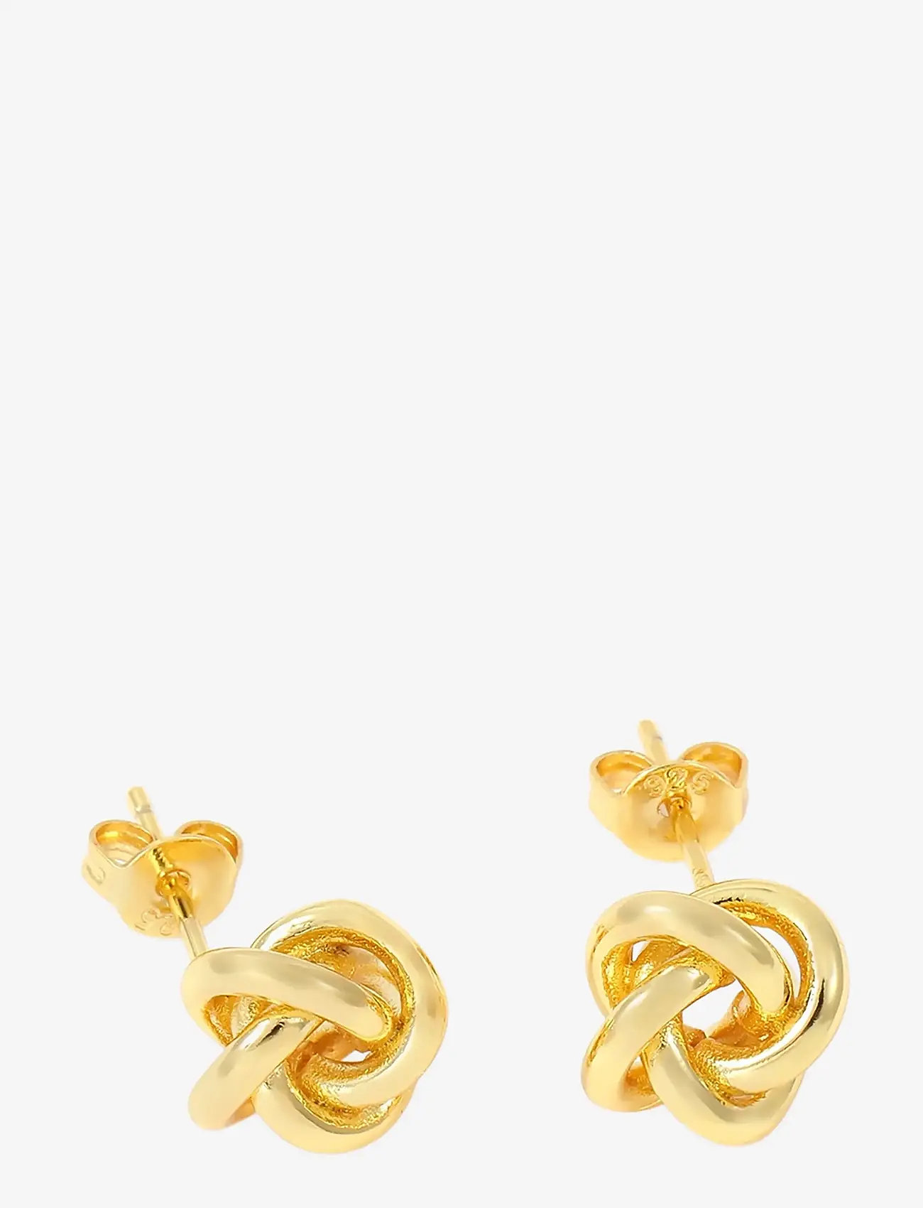 Timi of Sweden - Edith - Mini Knot Stud Earrings - studs örhängen - gold - 1