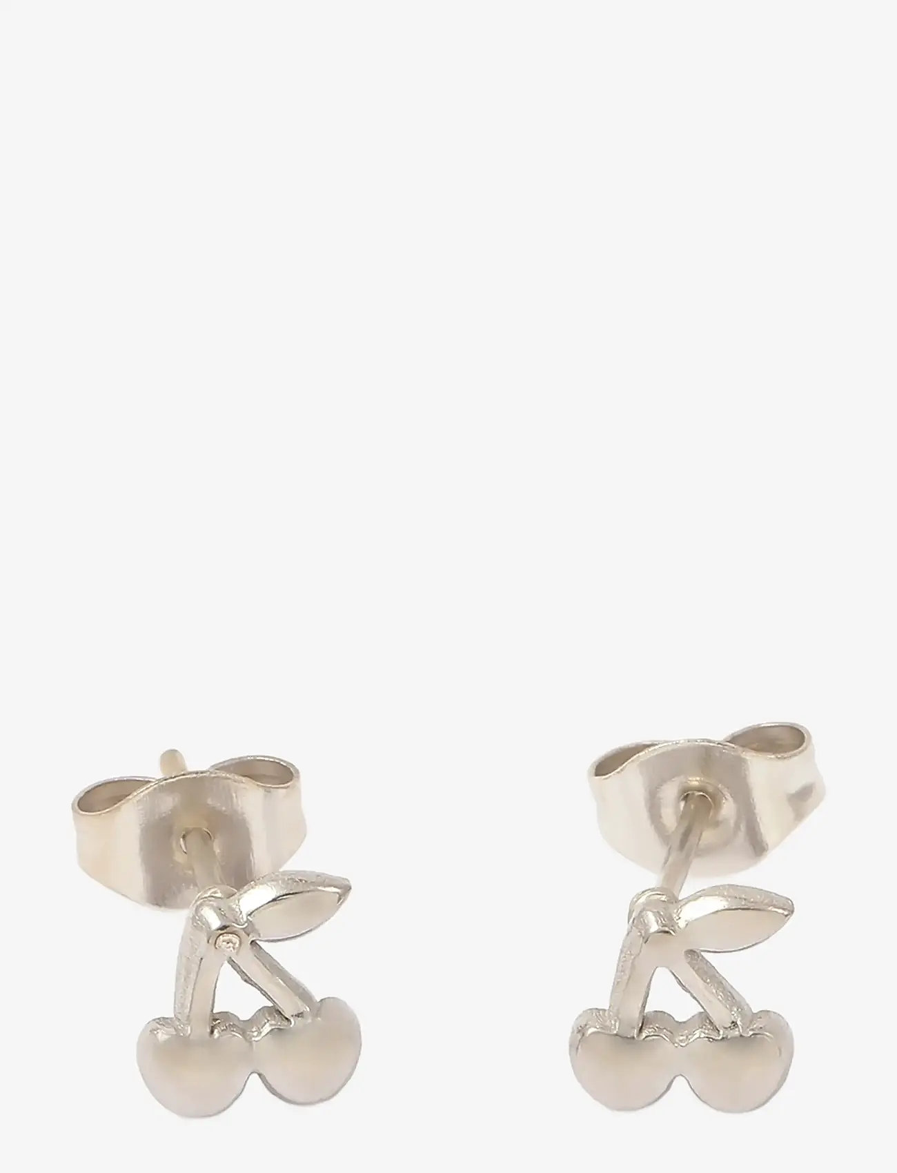 Timi of Sweden - Amour - Cherry Stud Earrings Stainless Steel - stud earrings - silver - 2