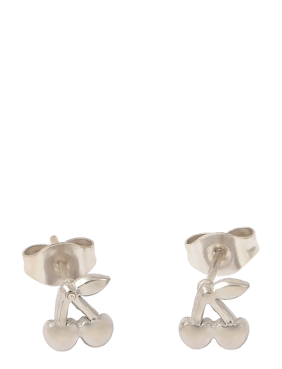 Timi of Sweden - Amour - Cherry Stud Earrings Stainless Steel - silver - 2
