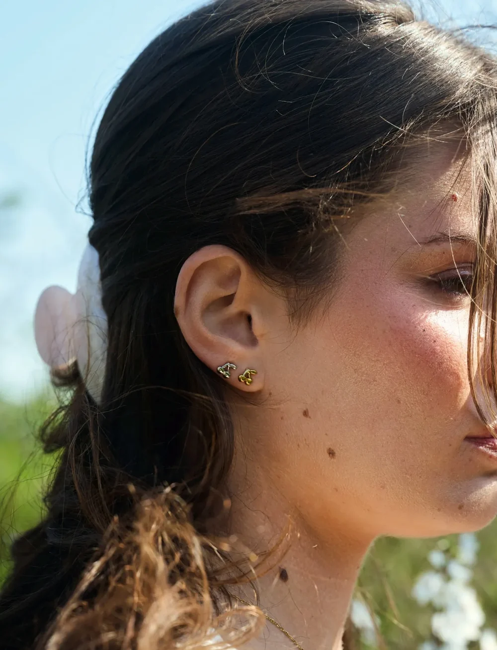 Timi of Sweden - Amour - Cherry Stud Earrings Stainless Steel - ohrstecker - silver - 4