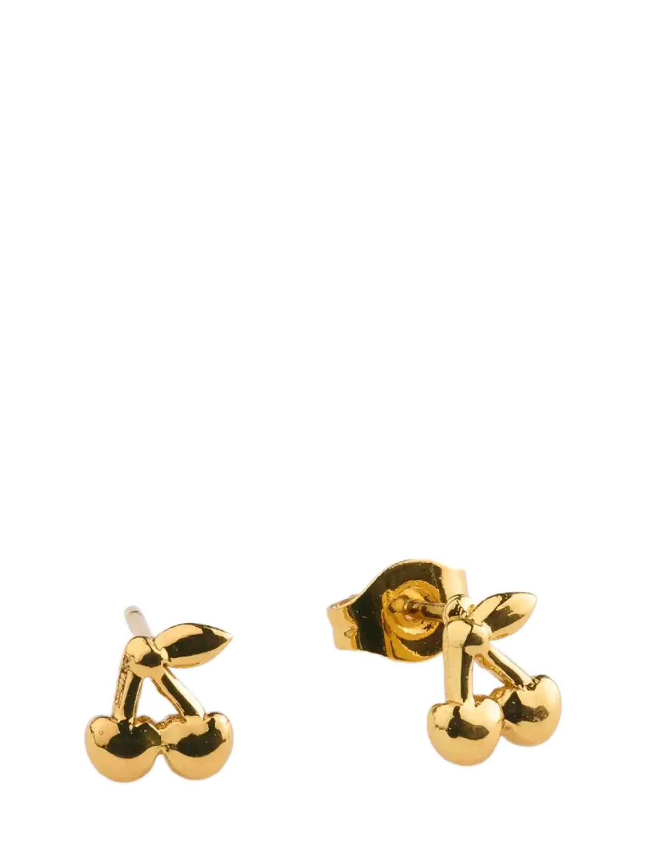 Timi of Sweden - Amour - Cherry Stud Earrings Stainless Steel - gold - 1
