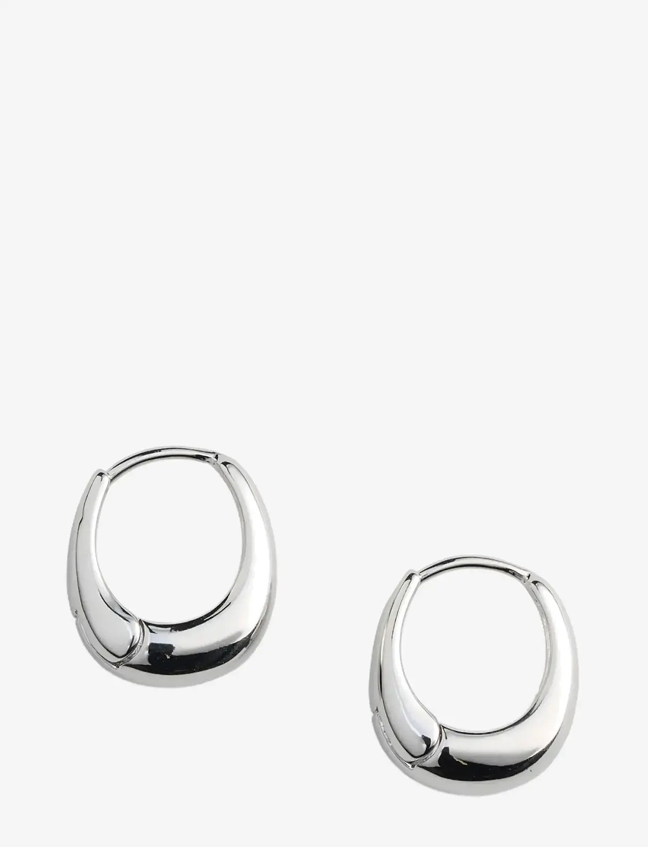 Timi of Sweden - Hedvig - Classic Wide Hoop Earrings Stainless Steel - hoops kõrvarõngad - silver - 1