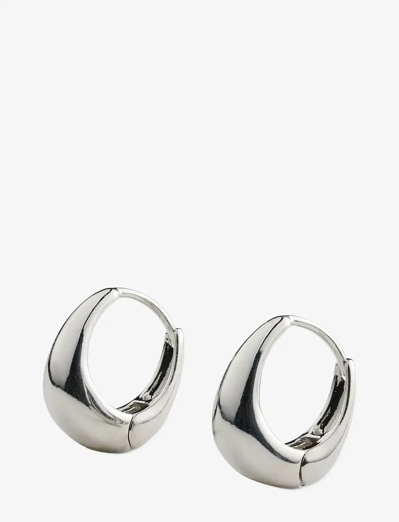 Timi of Sweden - Hedvig - Classic Wide Hoop Earrings Stainless Steel - hoops kõrvarõngad - silver - 2