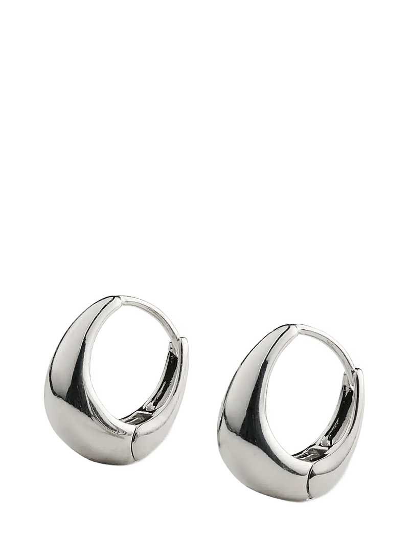Timi of Sweden - Hedvig - Classic Wide Hoop Earrings Stainless Steel - hoops kõrvarõngad - silver - 2