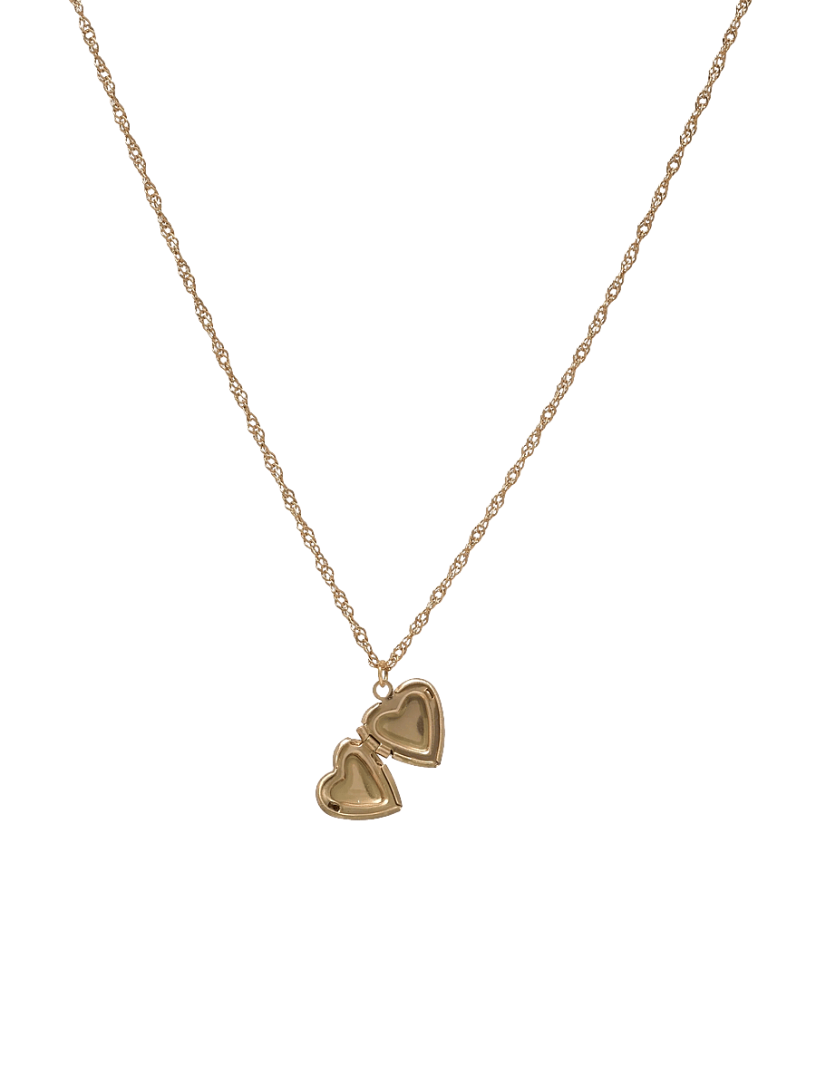 Timi of Sweden - Vera - Heart Locket Necklace Stainless Steel - Gold - ketten mit anhänger - gold - 2