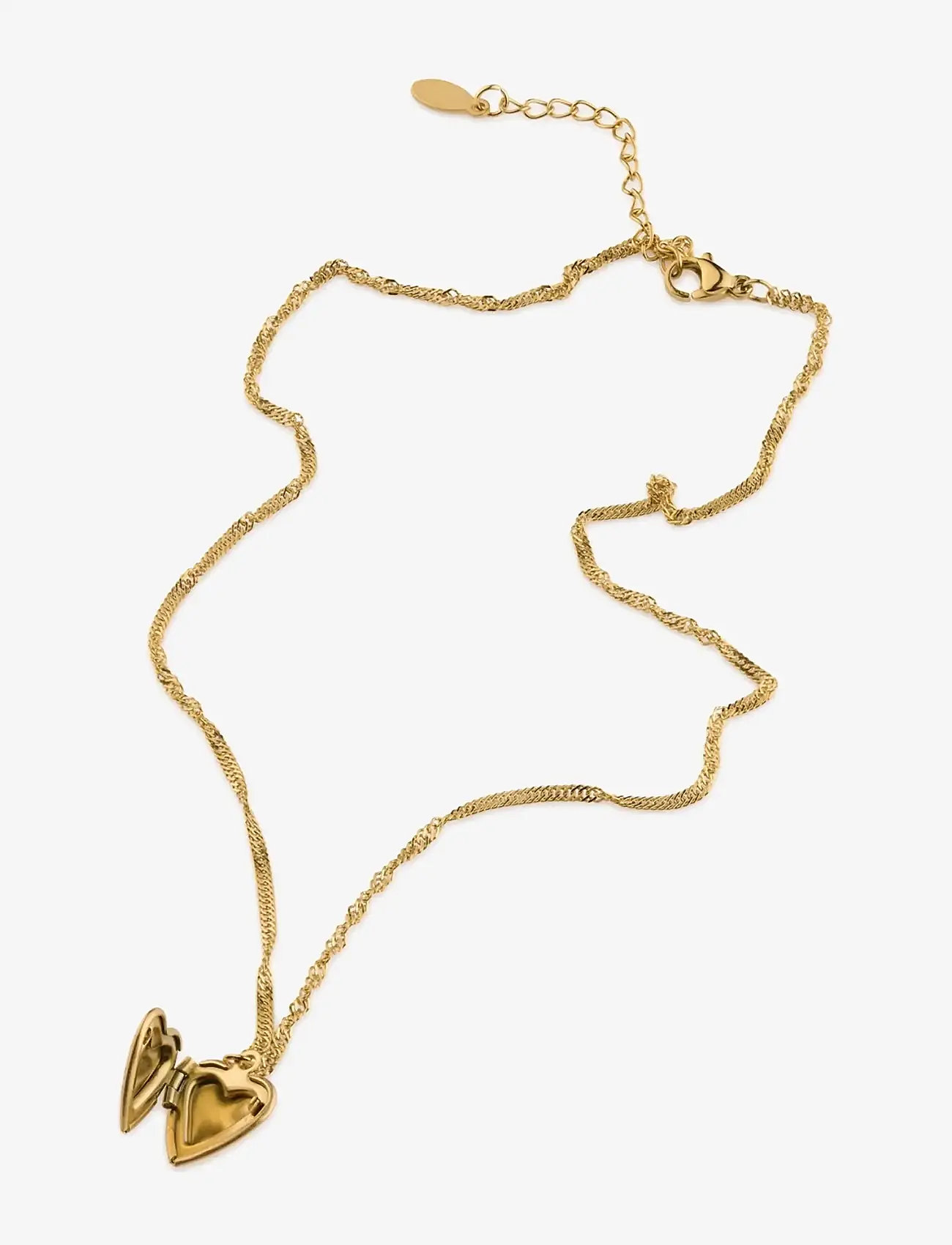 Timi of Sweden - Vera - Heart Locket Necklace Stainless Steel - Gold - ketten mit anhänger - gold - 3