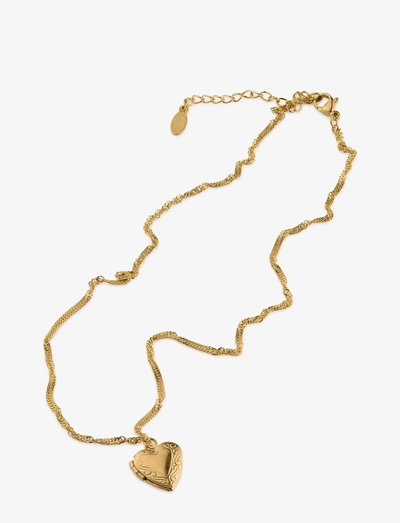 Timi of Sweden - Vera - Heart Locket Necklace Stainless Steel - Gold - ketten mit anhänger - gold - 4