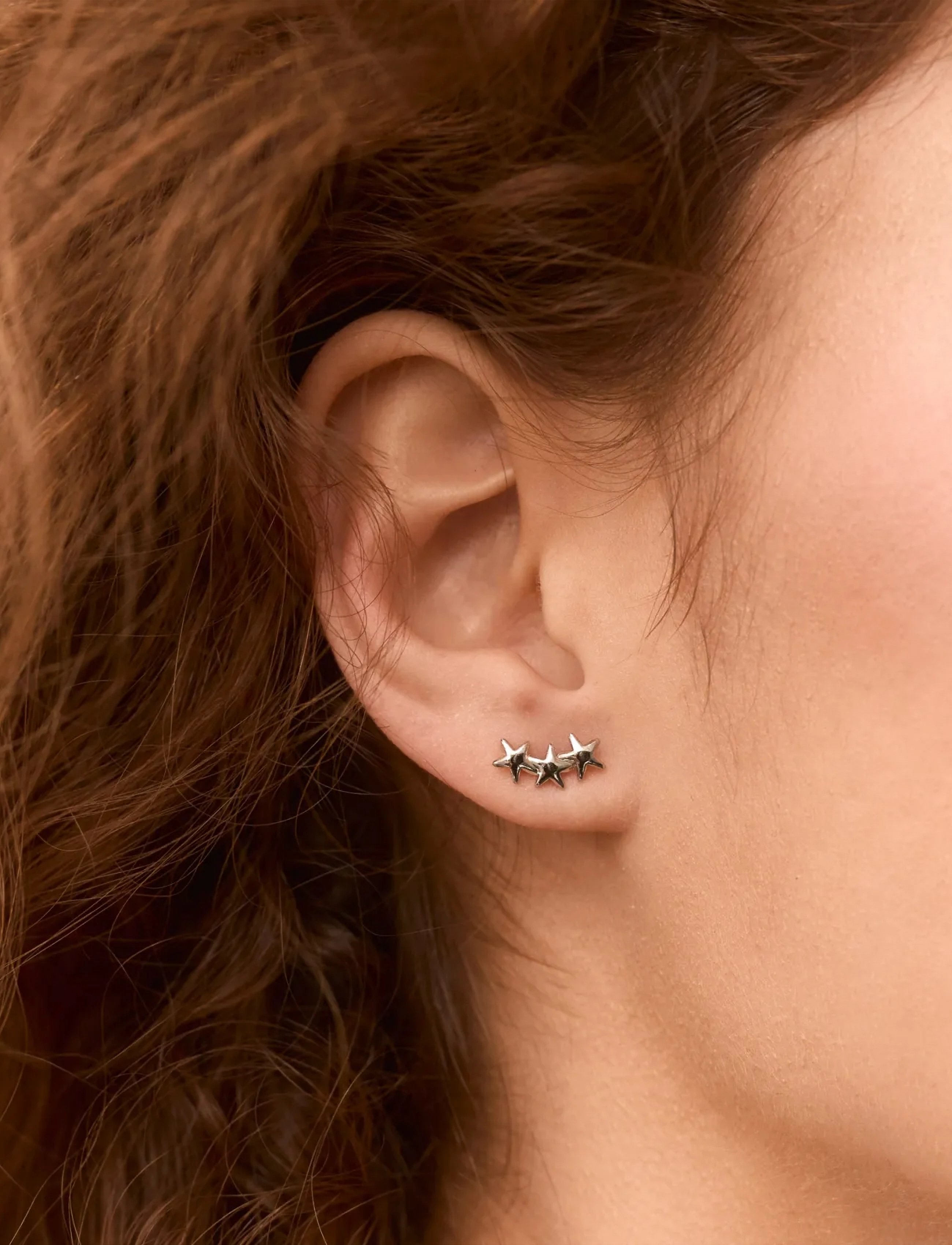 Timi of Sweden - Skylar - Star Climber Earrings Mini Stainless Stee - silver - 3