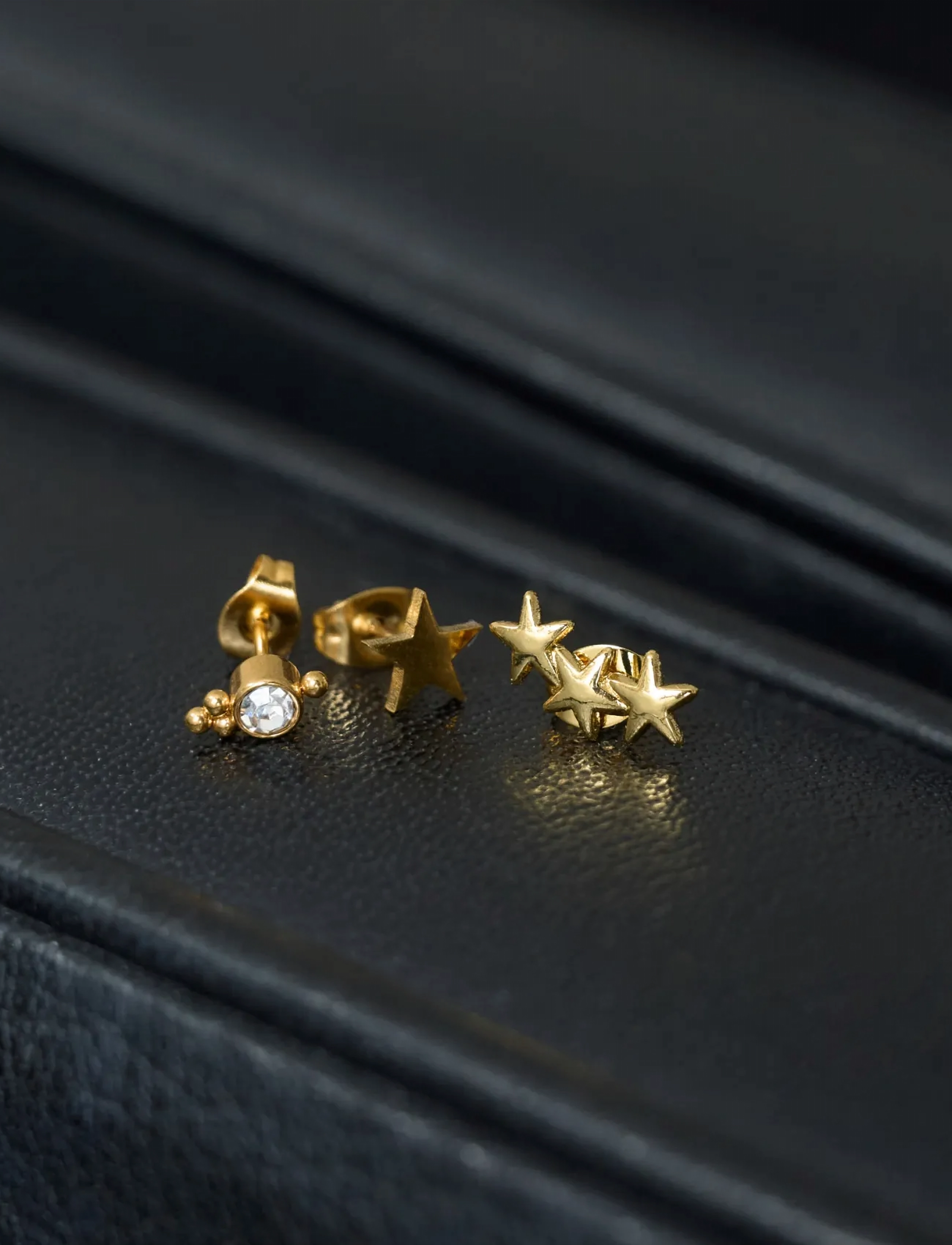 Timi of Sweden - Skylar - Star Climber Earrings Mini Stainless Stee - gold - 5