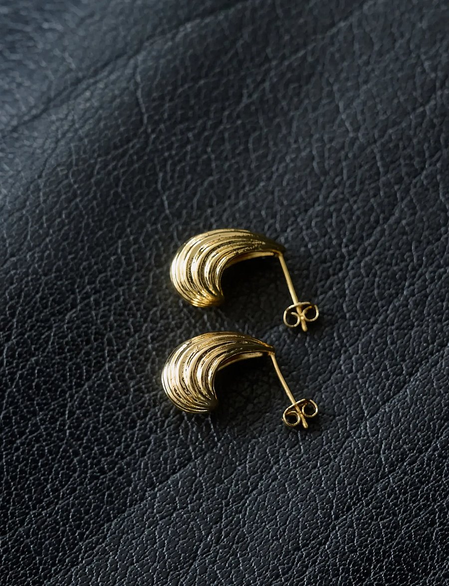 Timi of Sweden - Marta - Dangling Drop Earrings - Gold - ohrhänger - gold - 3