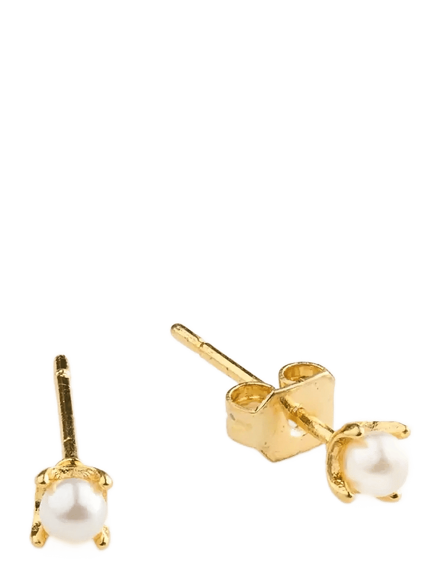 Timi of Sweden - Essie - Mini Pearl Stud Earrings - helmikorvakorut - gold - 1