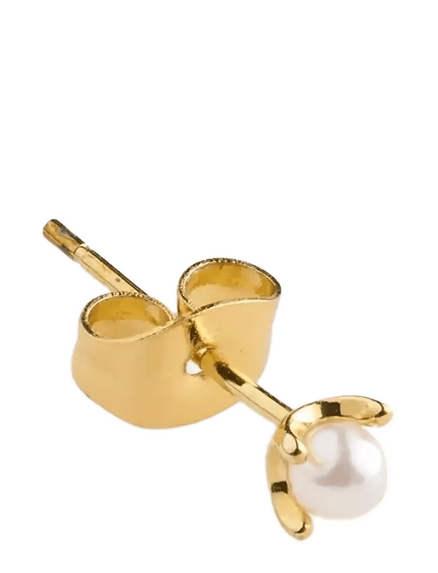 Timi of Sweden - Essie - Mini Pearl Stud Earrings - helmikorvakorut - gold - 2