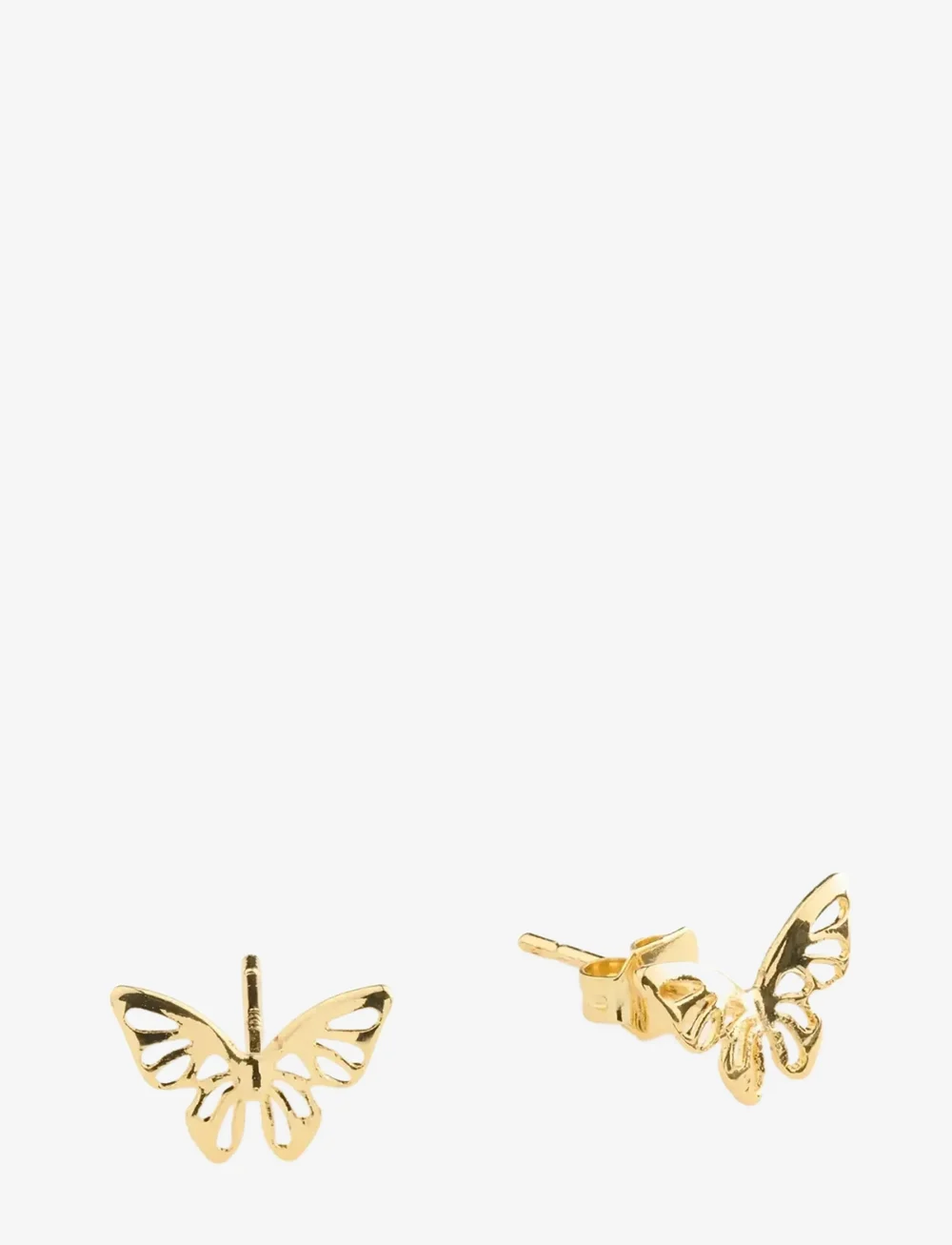 Timi of Sweden - Emberly - Mini Butterfly Stud Earrings - Ørestikker - gold - 1