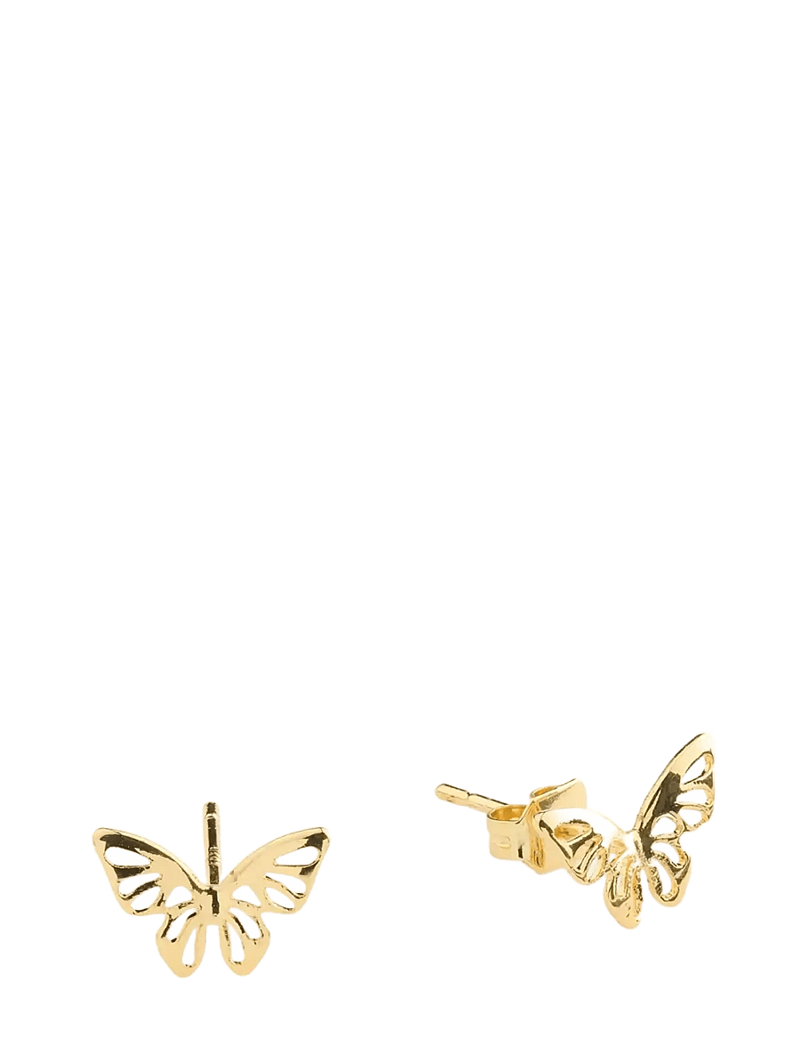 Timi of Sweden - Emberly - Mini Butterfly Stud Earrings - gold - 1