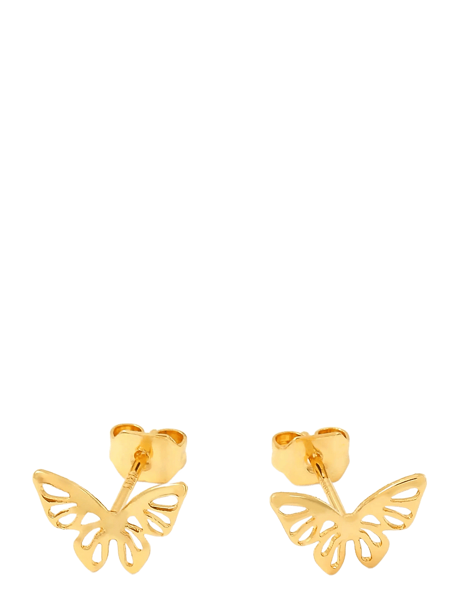 Timi of Sweden - Emberly - Mini Butterfly Stud Earrings - gold - 2