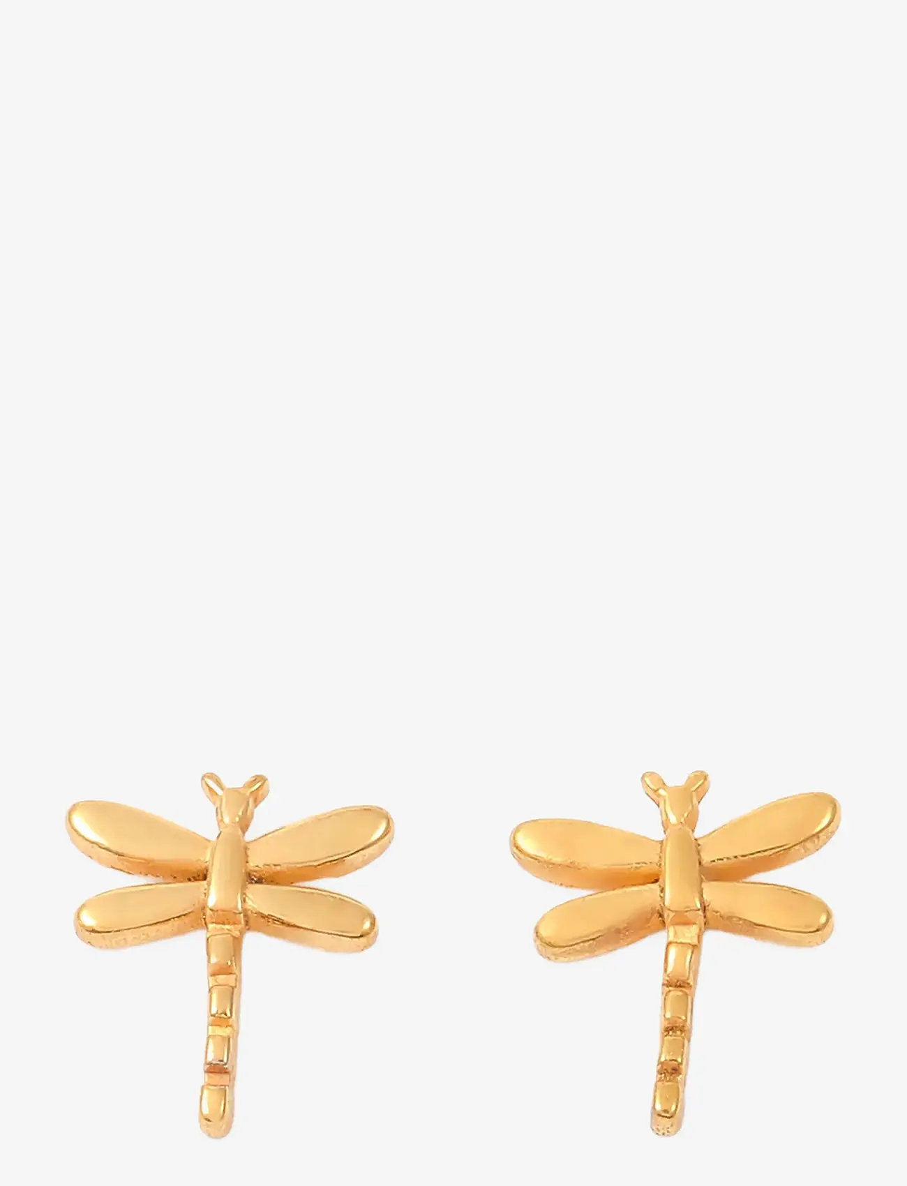 Timi of Sweden - Marina - Dragonfly Stud Earrings Stainless Steel - studs örhängen - gold - 1