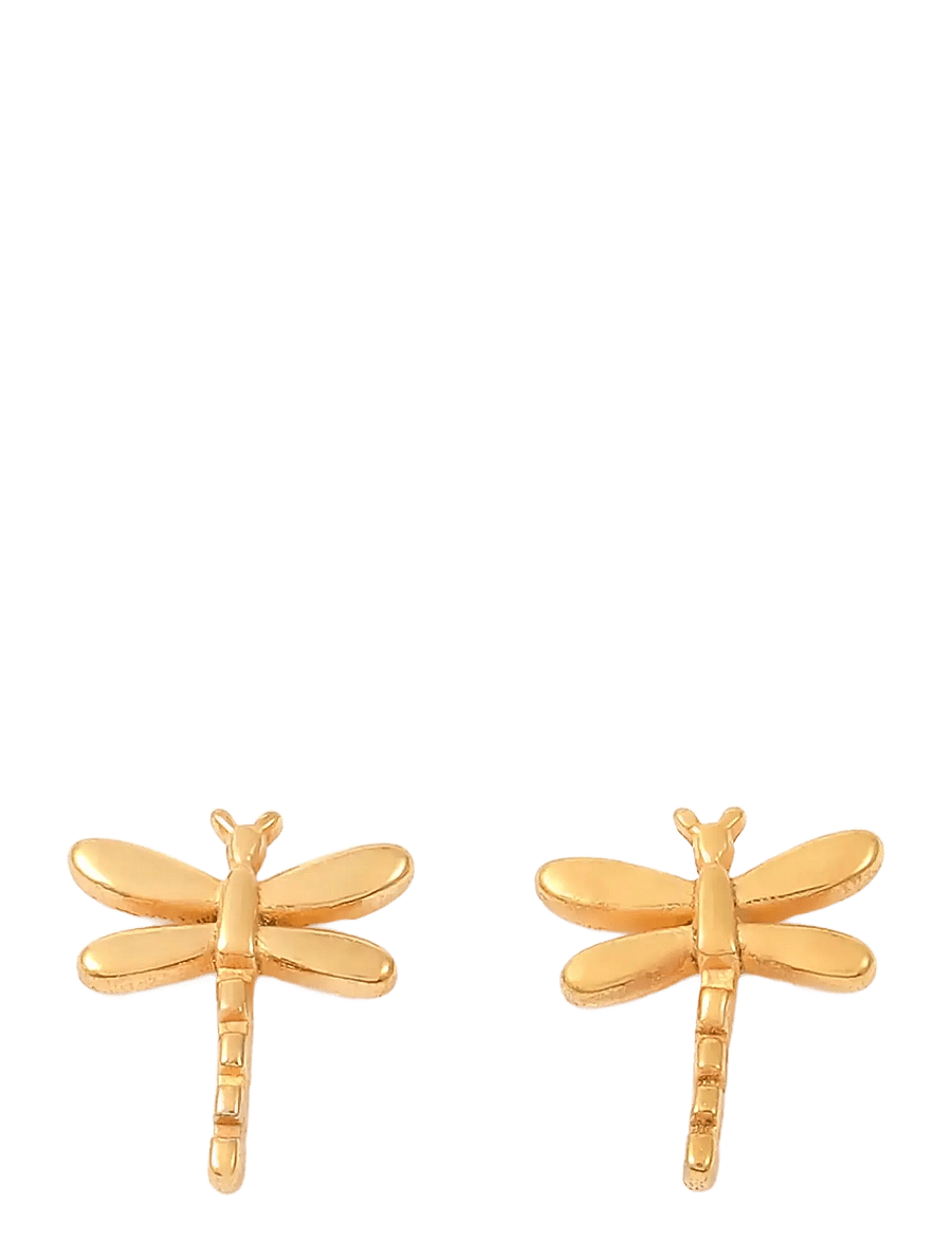 Timi of Sweden - Marina - Dragonfly Stud Earrings Stainless Steel - ohrstecker - gold - 1
