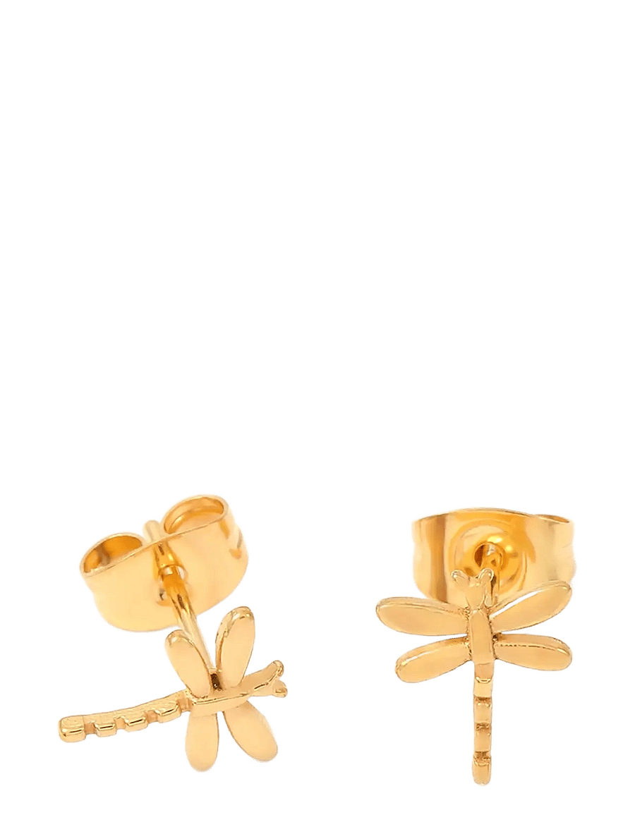 Timi of Sweden - Marina - Dragonfly Stud Earrings Stainless Steel - ohrstecker - gold - 2