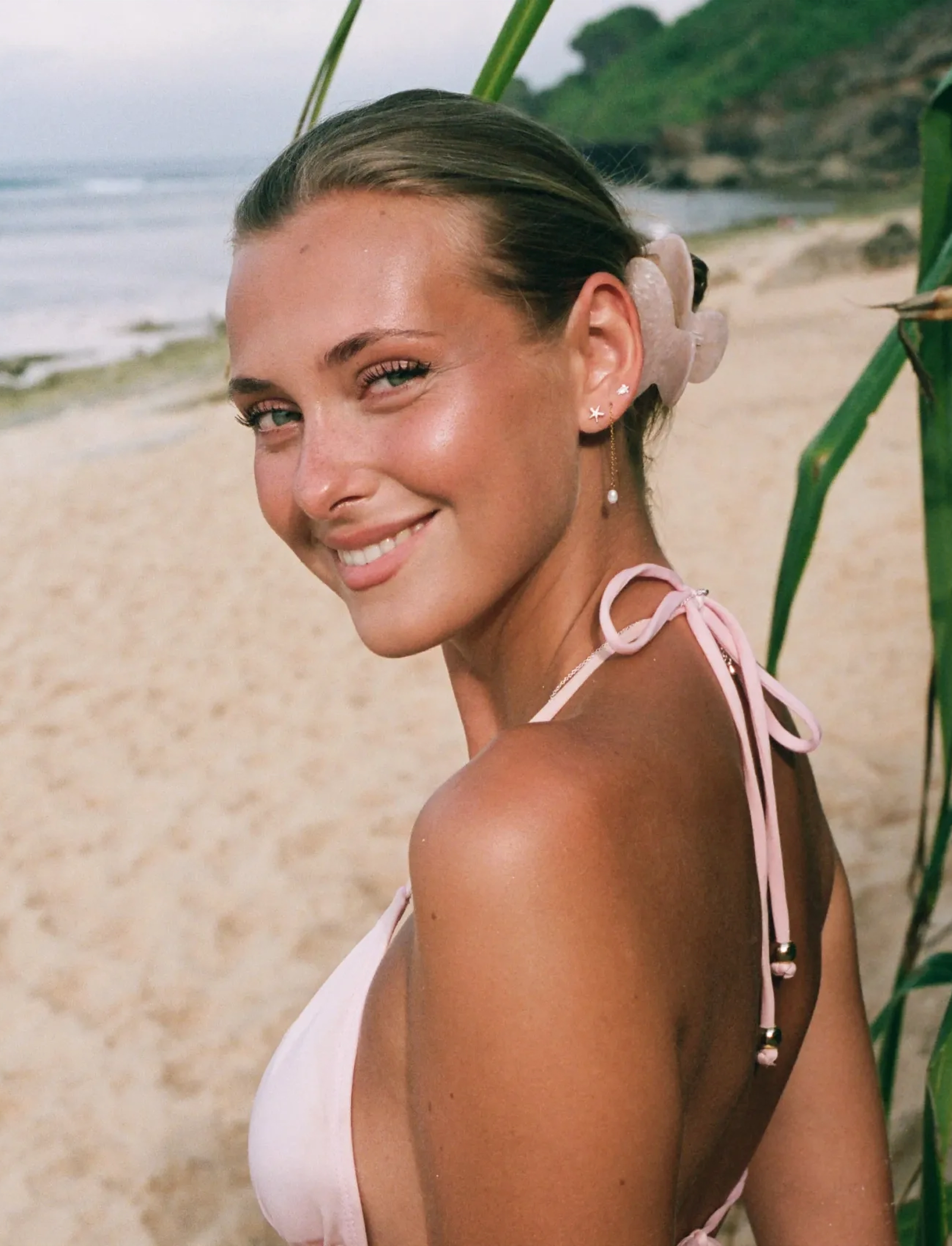 Timi of Sweden Lucia Pearl Chain Earrings Stainless Steel örhängen dam – bild 7