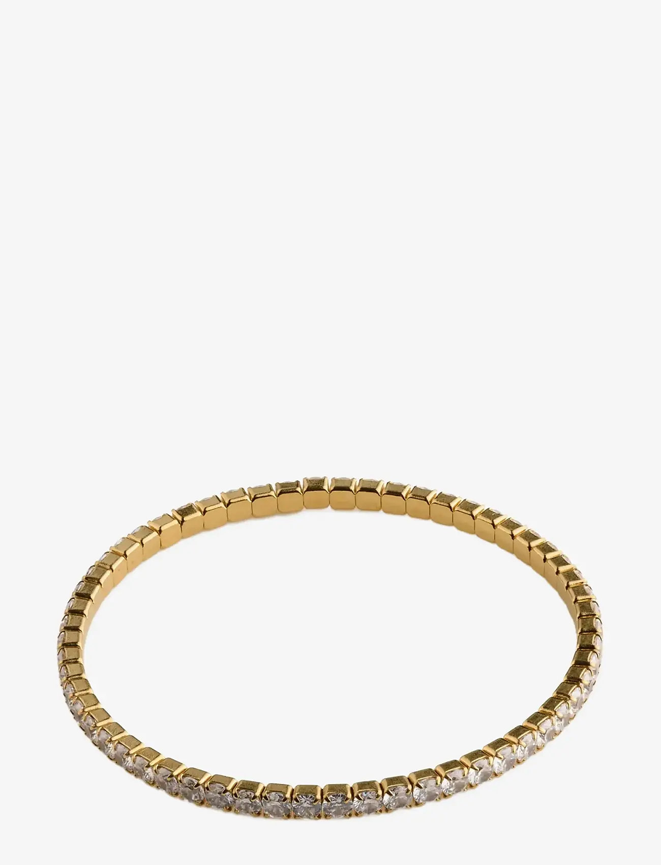 Timi of Sweden - Sunny - Tennis Bracelet Crystal Stainless Steel - bangles - gold - 1
