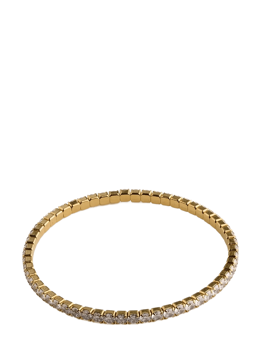 Timi of Sweden - Sunny - Tennis Bracelet Crystal Stainless Steel - armringe - gold - 1