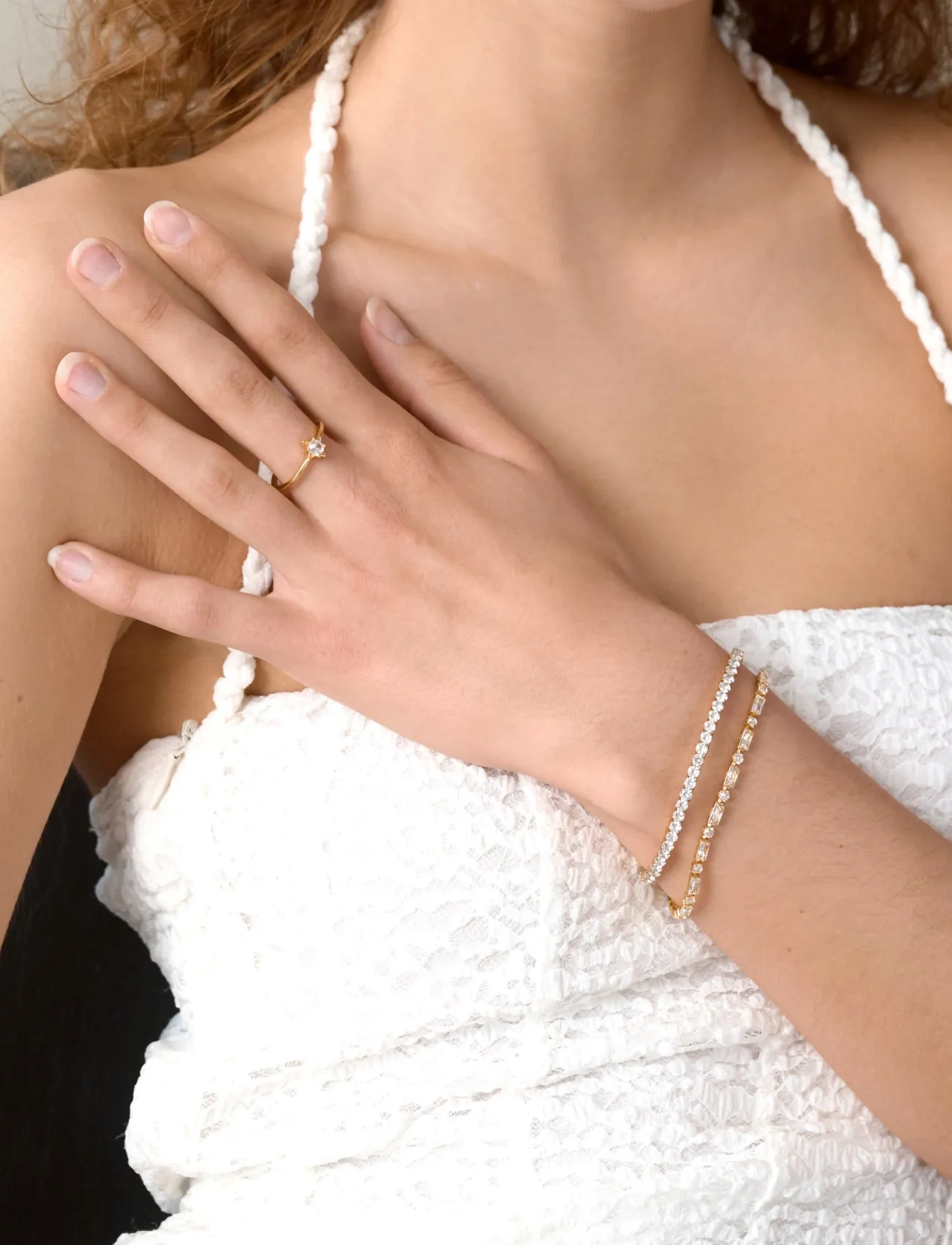 Timi of Sweden Sunny Tennis Bracelet Crystal Stainless Steel armband dam – bild 6