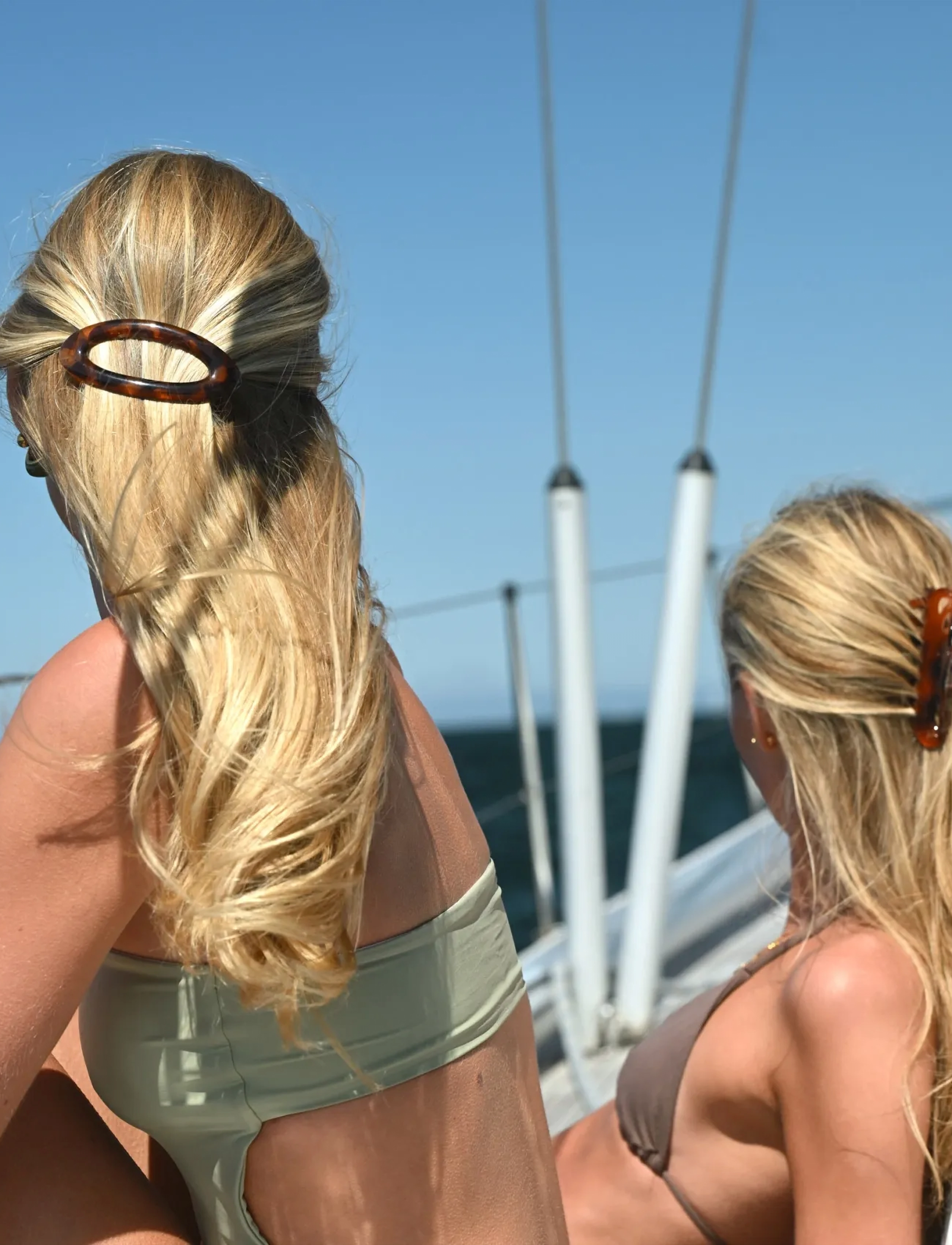 Timi of Sweden - Frida  - Hair Clip - brown - 4