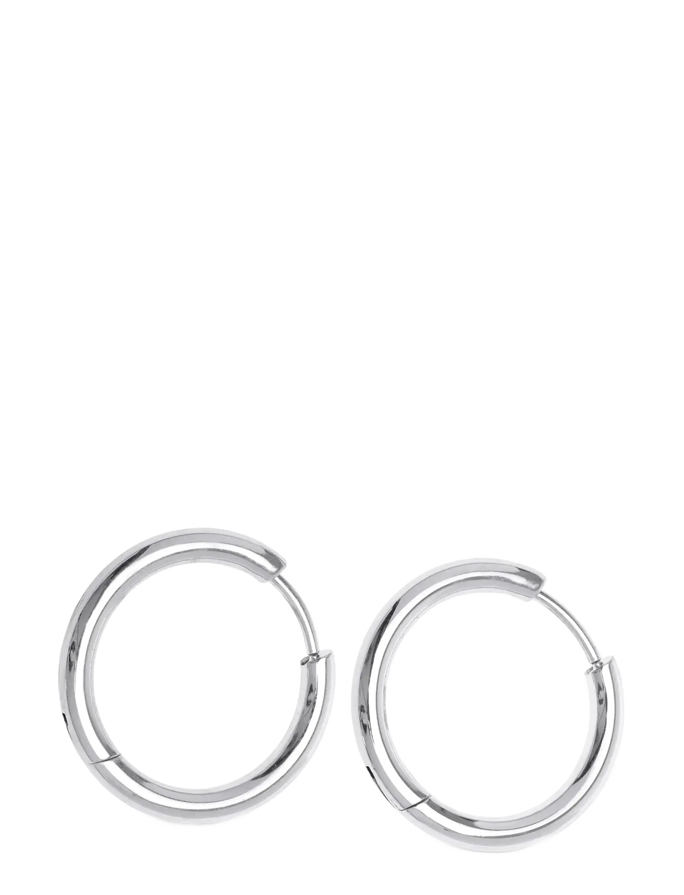 Timi of Sweden Hollie - Hoop Earrings 17mm Stainless Steel - Accessoires - SILVER / silver