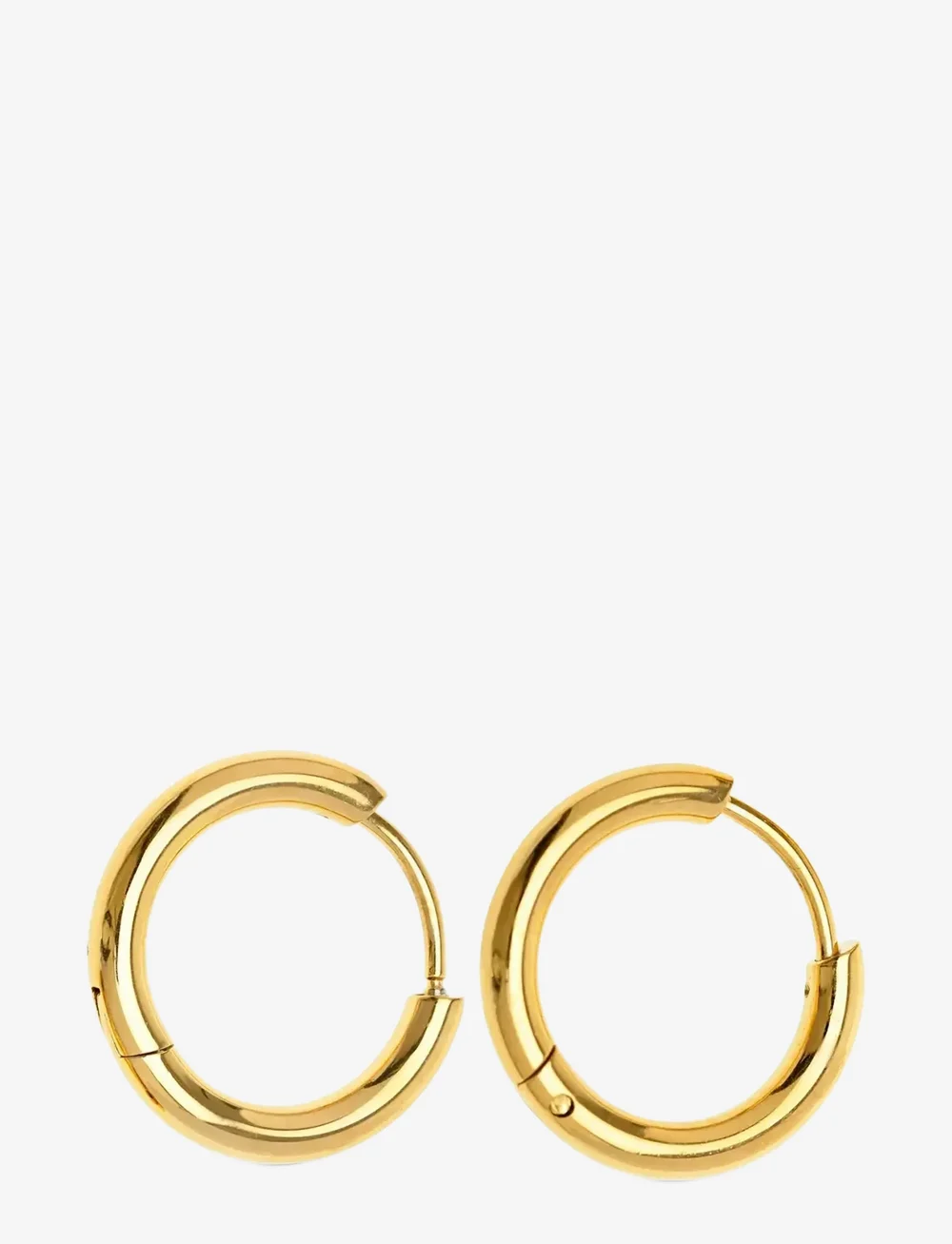 Timi of Sweden - Hollie - Hoop Earrings 17mm Stainless Steel - creoler & hoops - gold - 1