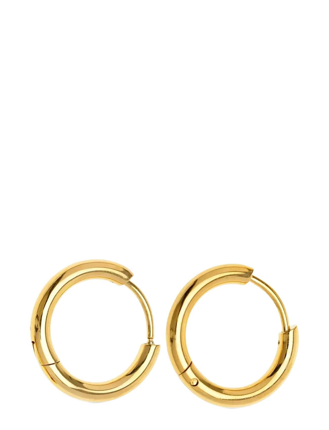 Timi of Sweden Hollie - Hoop Earrings 17mm Stainless Steel - Øreringe - GOLD / gold
