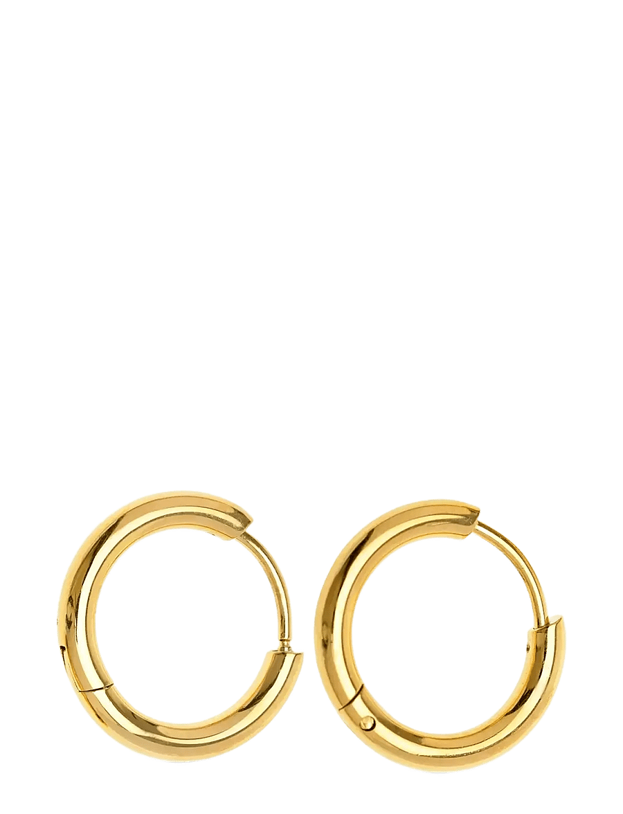 Timi of Sweden - Hollie - Hoop Earrings 17mm Stainless Steel - gold - 1