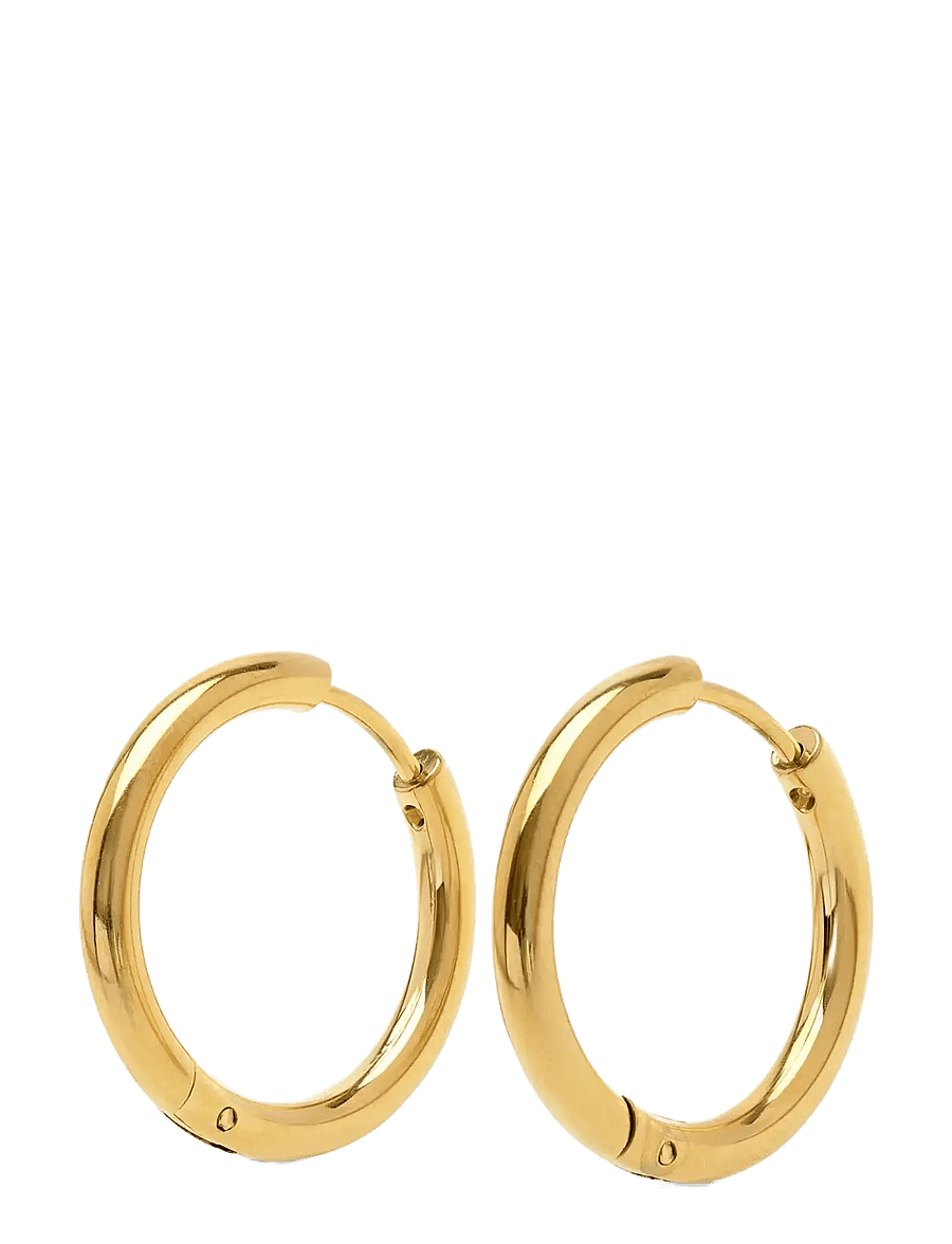Timi of Sweden - Hollie - Hoop Earrings 17mm Stainless Steel - gold - 2